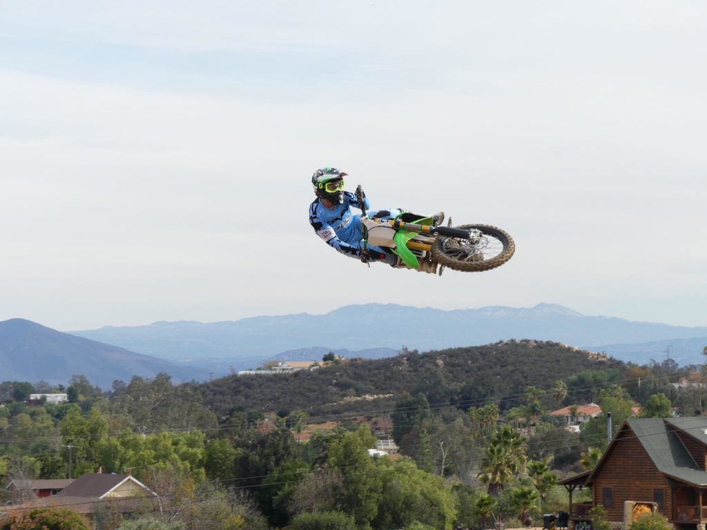 Lorenzo Camporese si allena in California