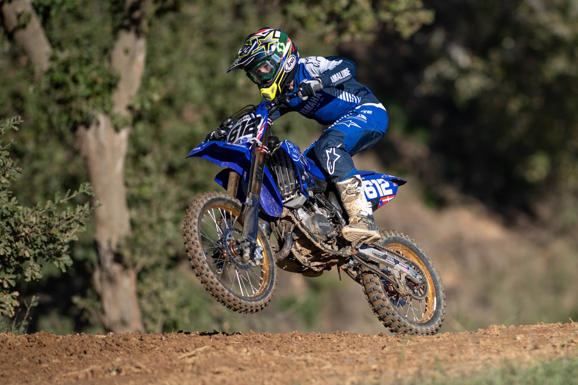 Bertram Thorius in sella alla Yamaha Yz 85 vince il trofeo 2023 blu cru yamaha cup