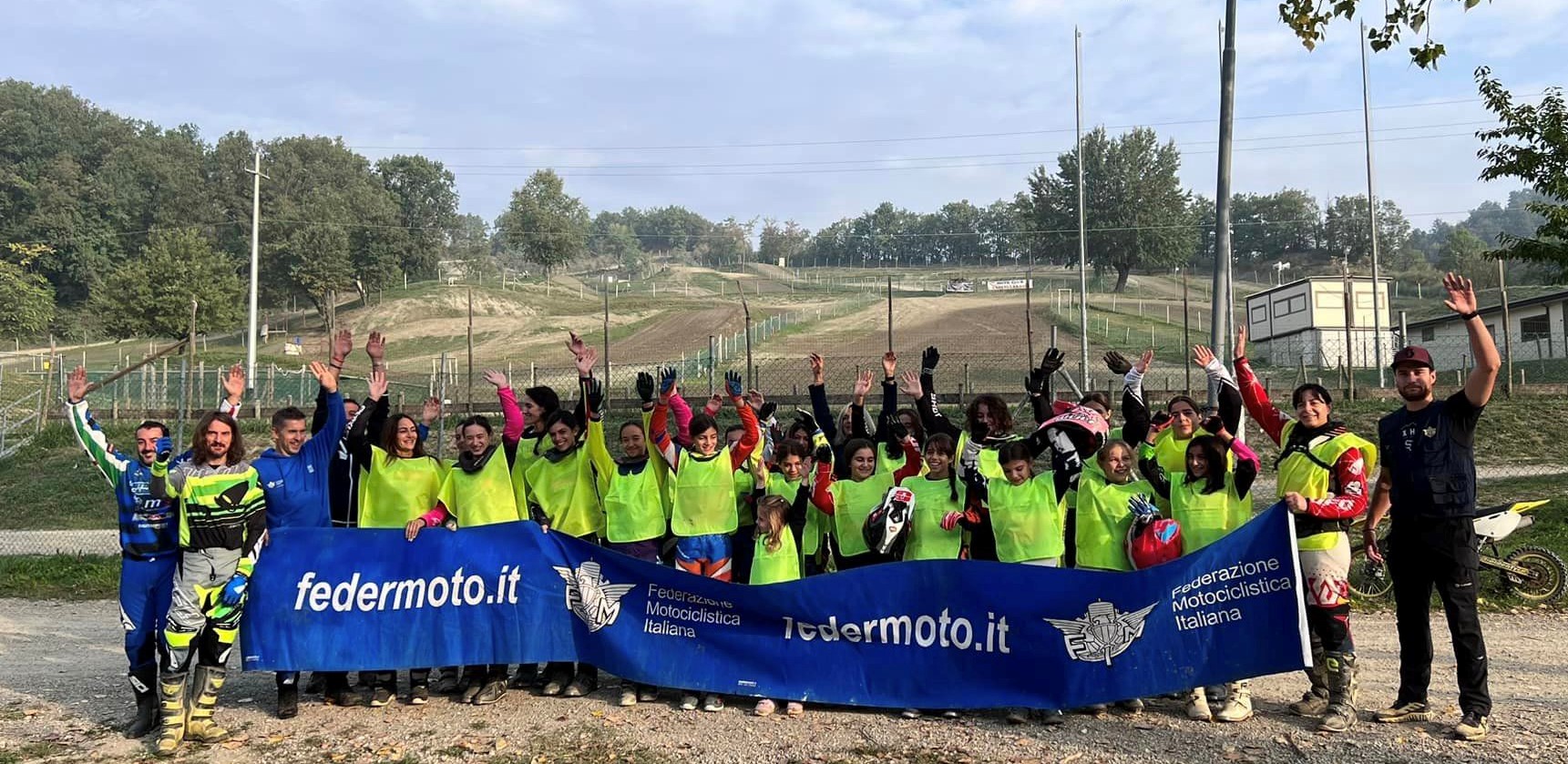 Le partecipanti allo stage femminile al cross valley castellarano