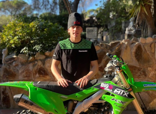 Bobby Bruce DRT Kawasaki team 2024 MX2