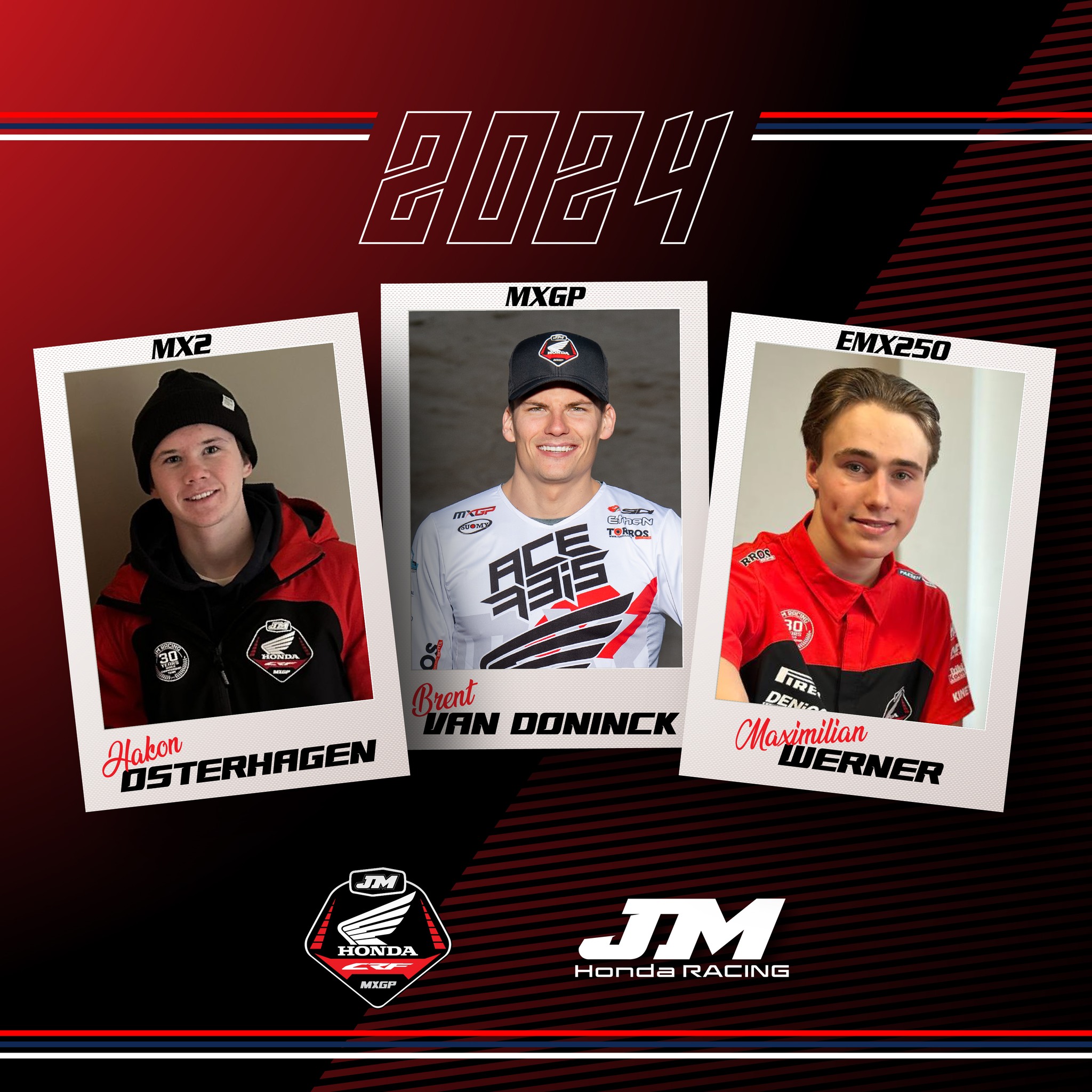 JM Honda racing MXGP 2024 team