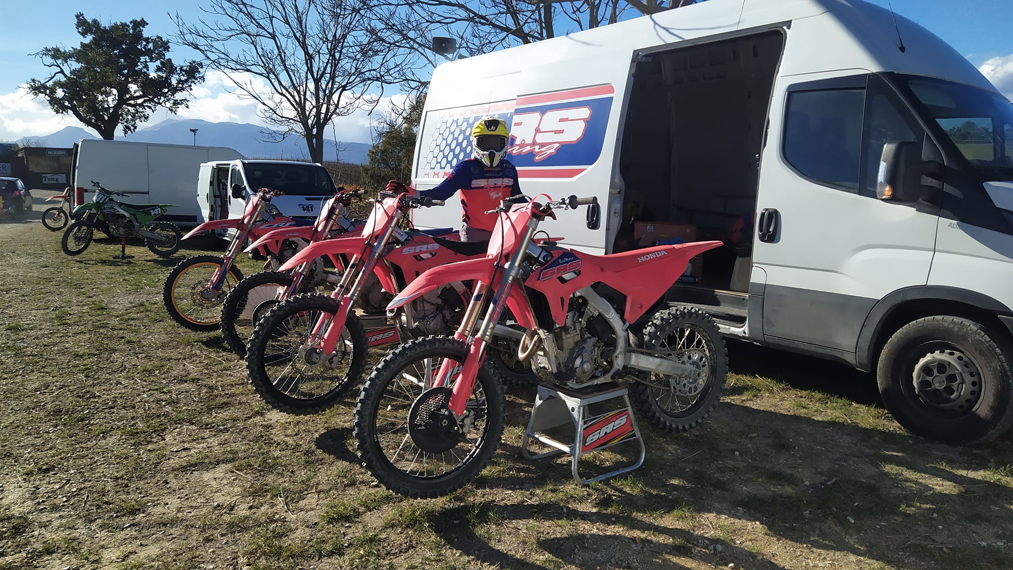 allenamenti invernali per l'SRS Racing team