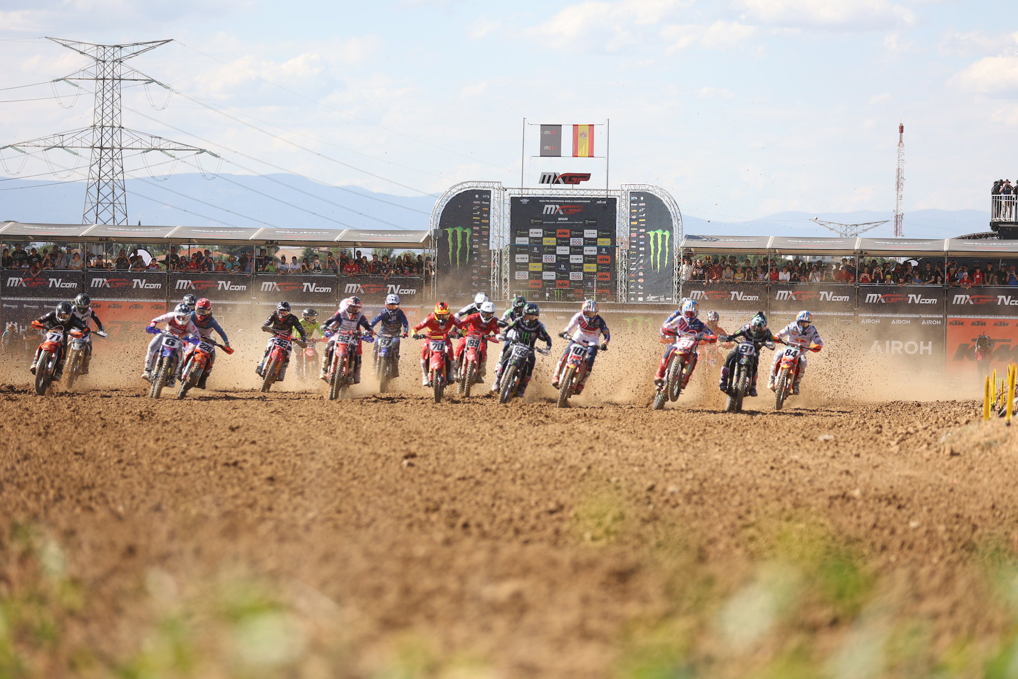 partenza MXGP Spagna 2023