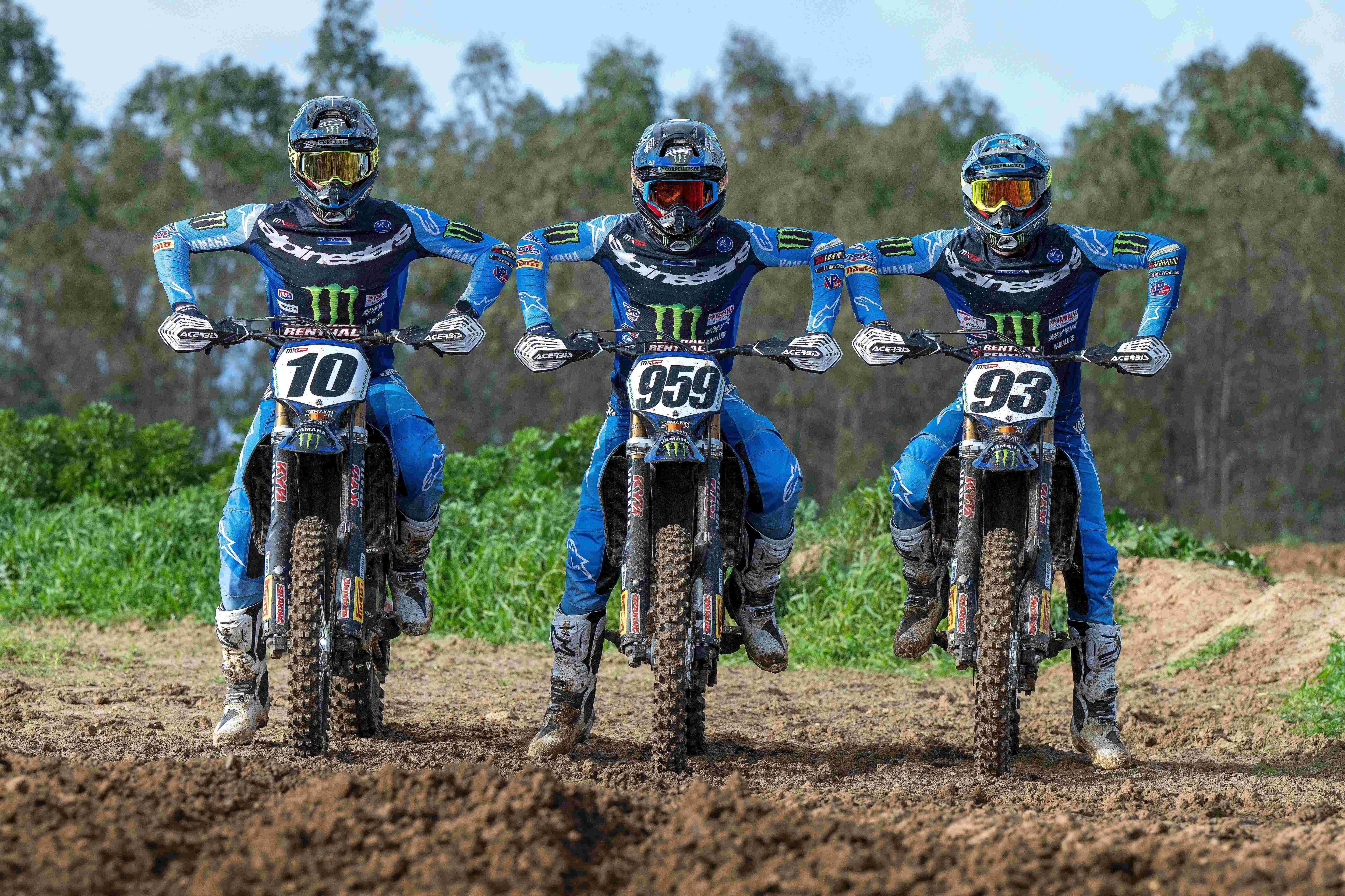 Yamaha factory racing mxgp 2024 team