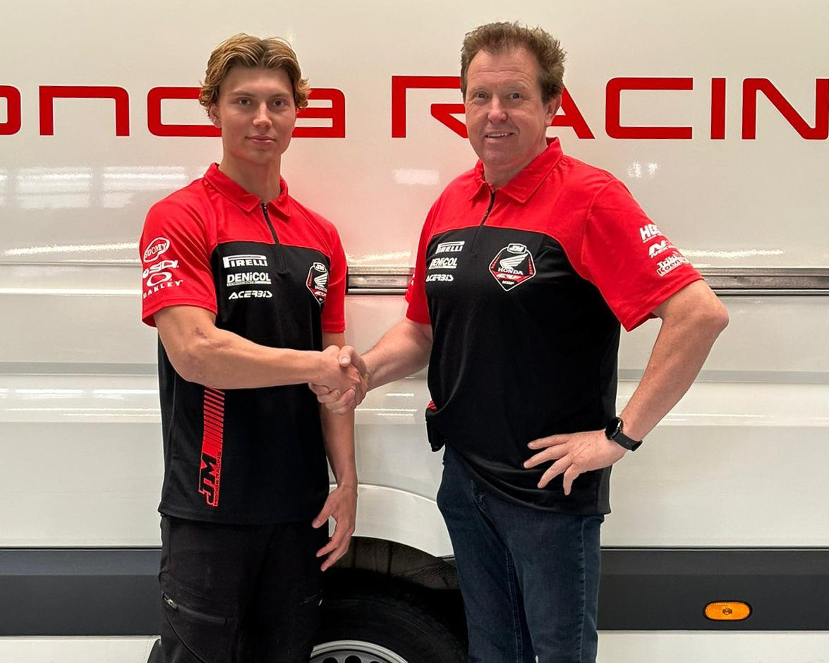 Tim Edberg entra nel team JM Honda racing MXGP