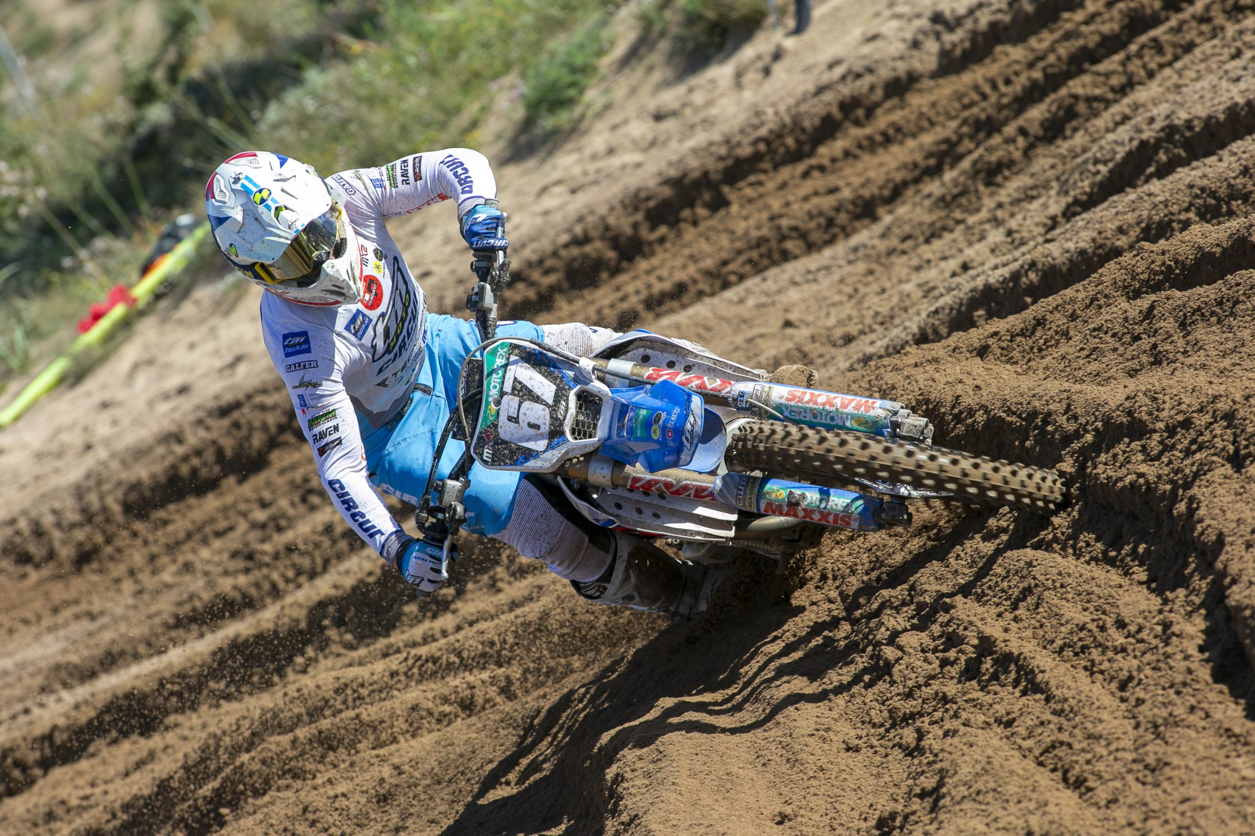 Yago Martinez nel GP di Sardegna MX2 a Riola Sardo