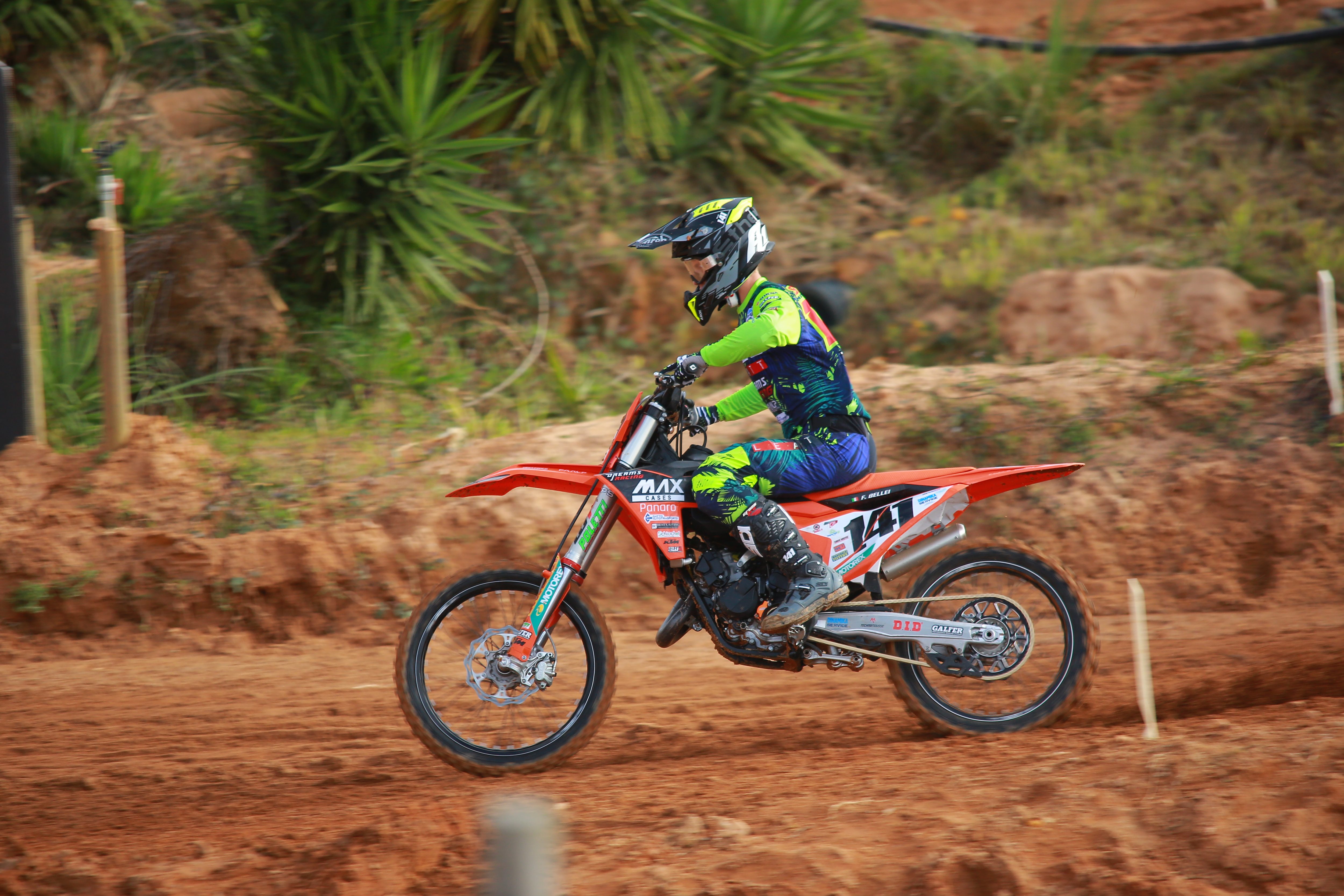 Francesco Bellei in azione ad Agueda