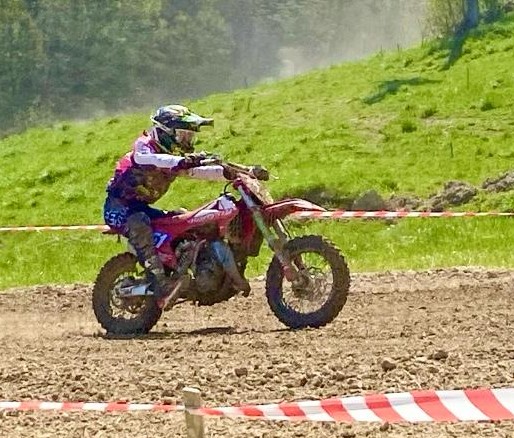 Mattia Vertua in 'carena' a Mladina