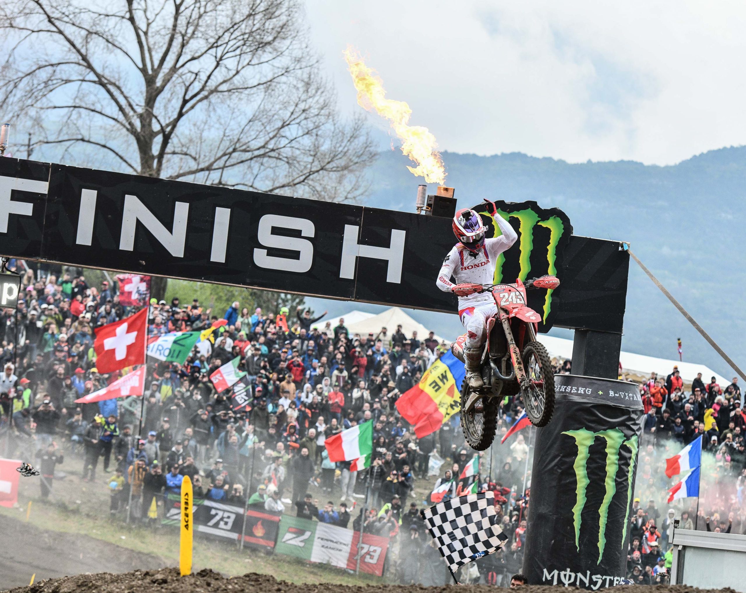 Tim Gajser #243 dominatore del GP del Trentino