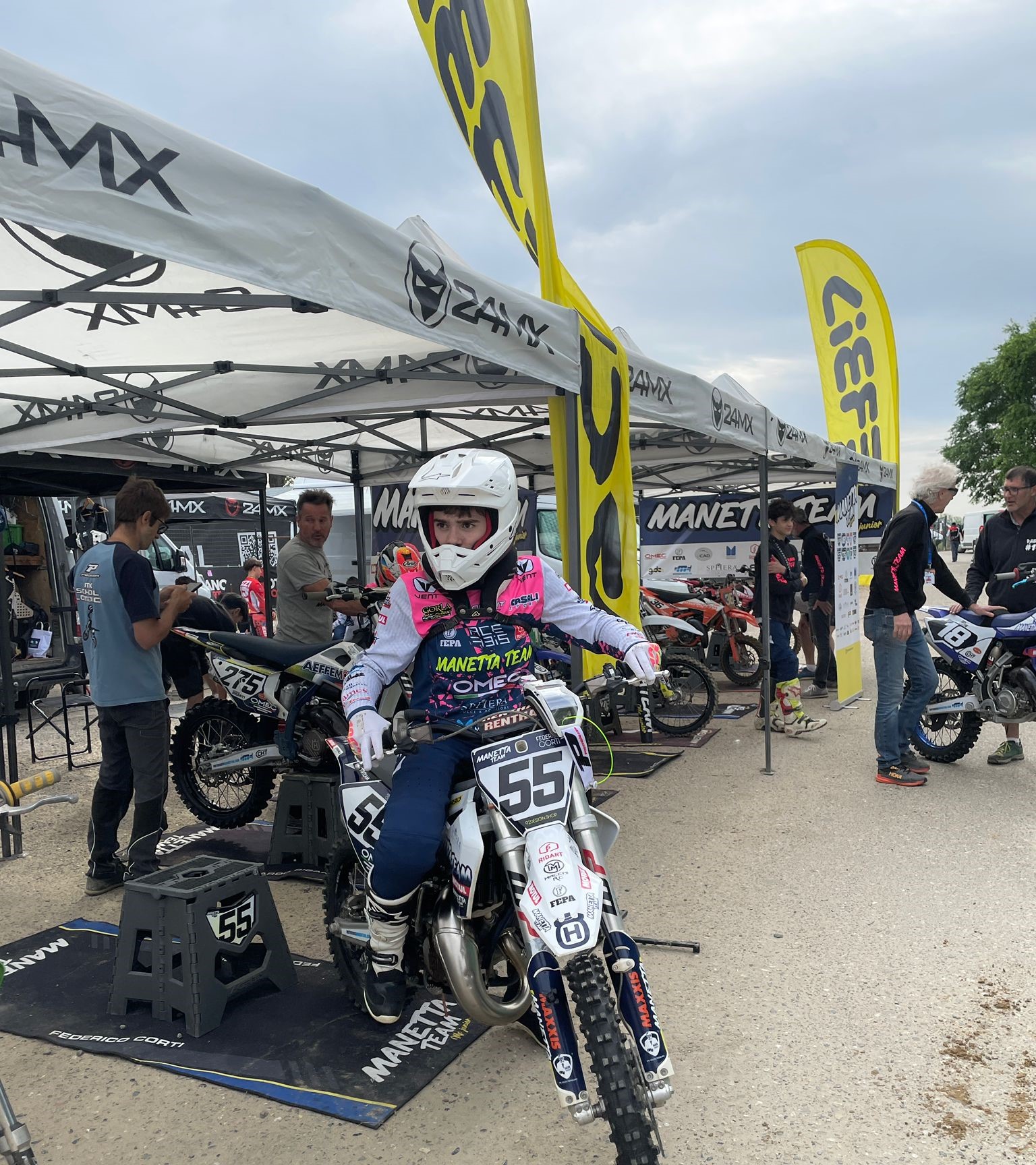 Federico Corti al rientro dopo mesi di forzato stop per infortuni.