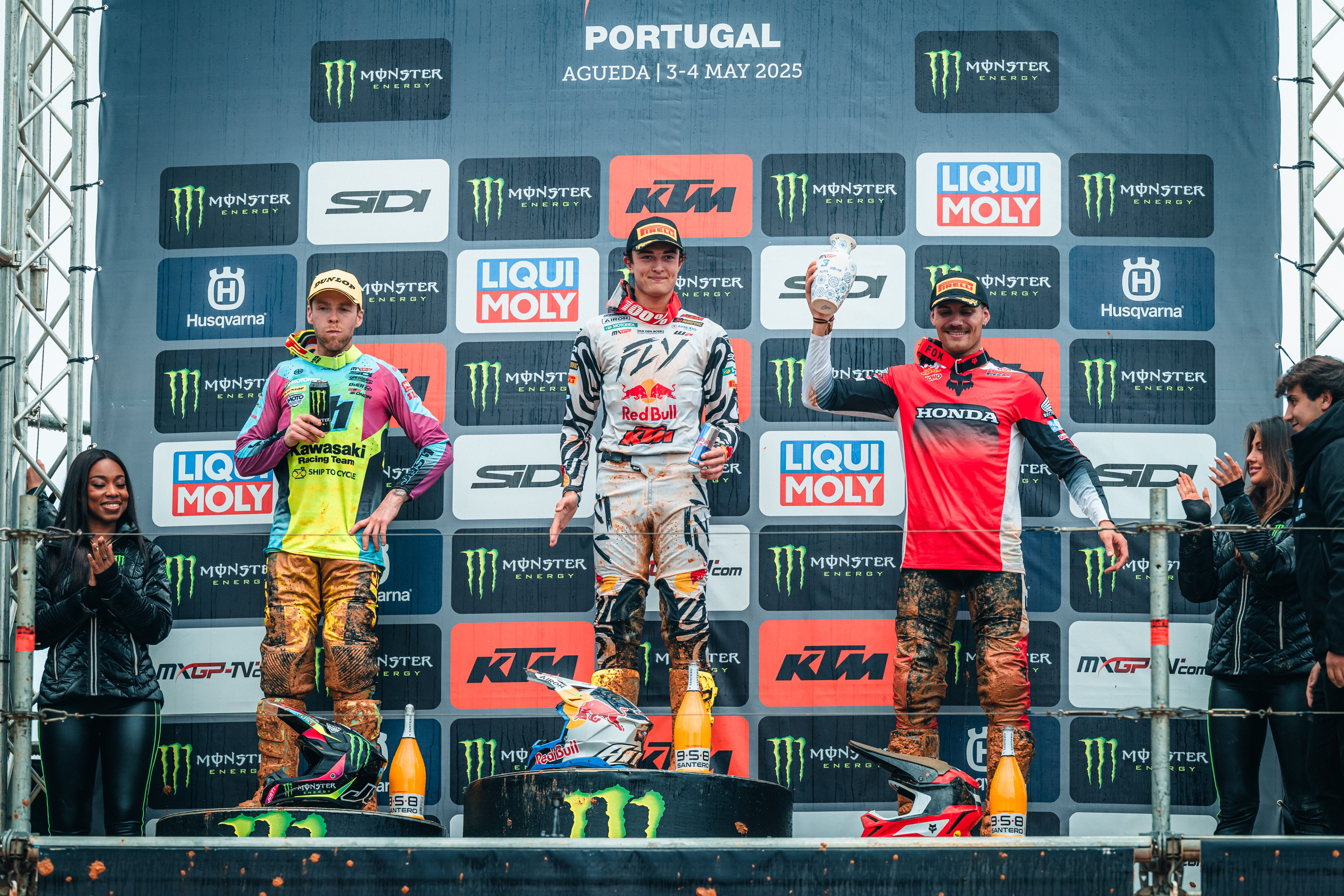 podio MXGP - GP Portogallo Agueda