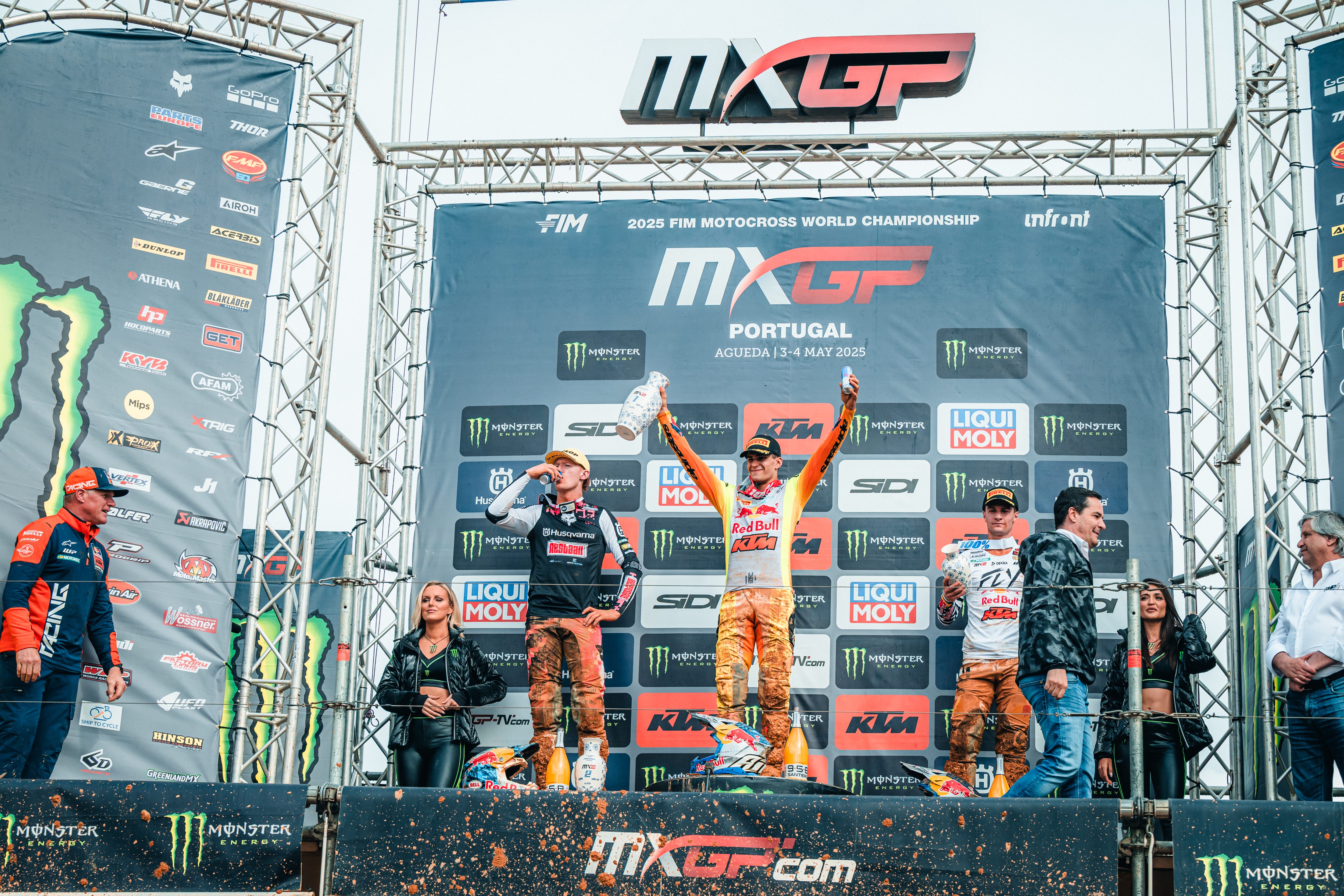 podio MX2 GP Portogallo