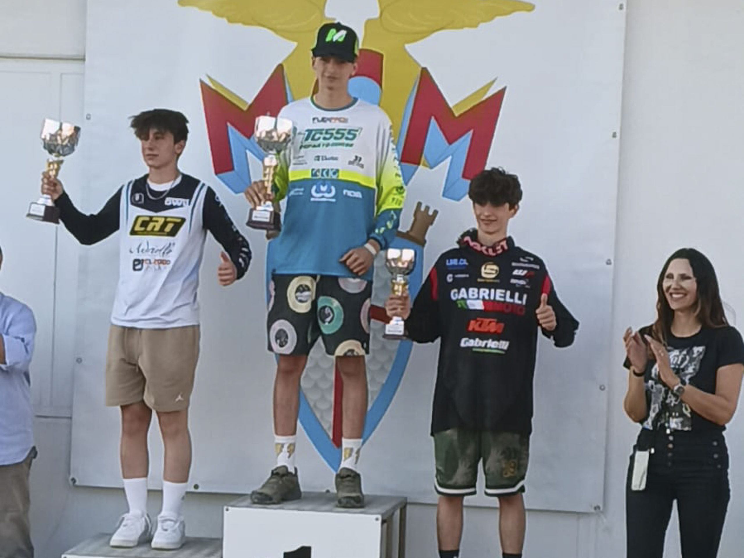 podio 125 Junior Mantova nord est