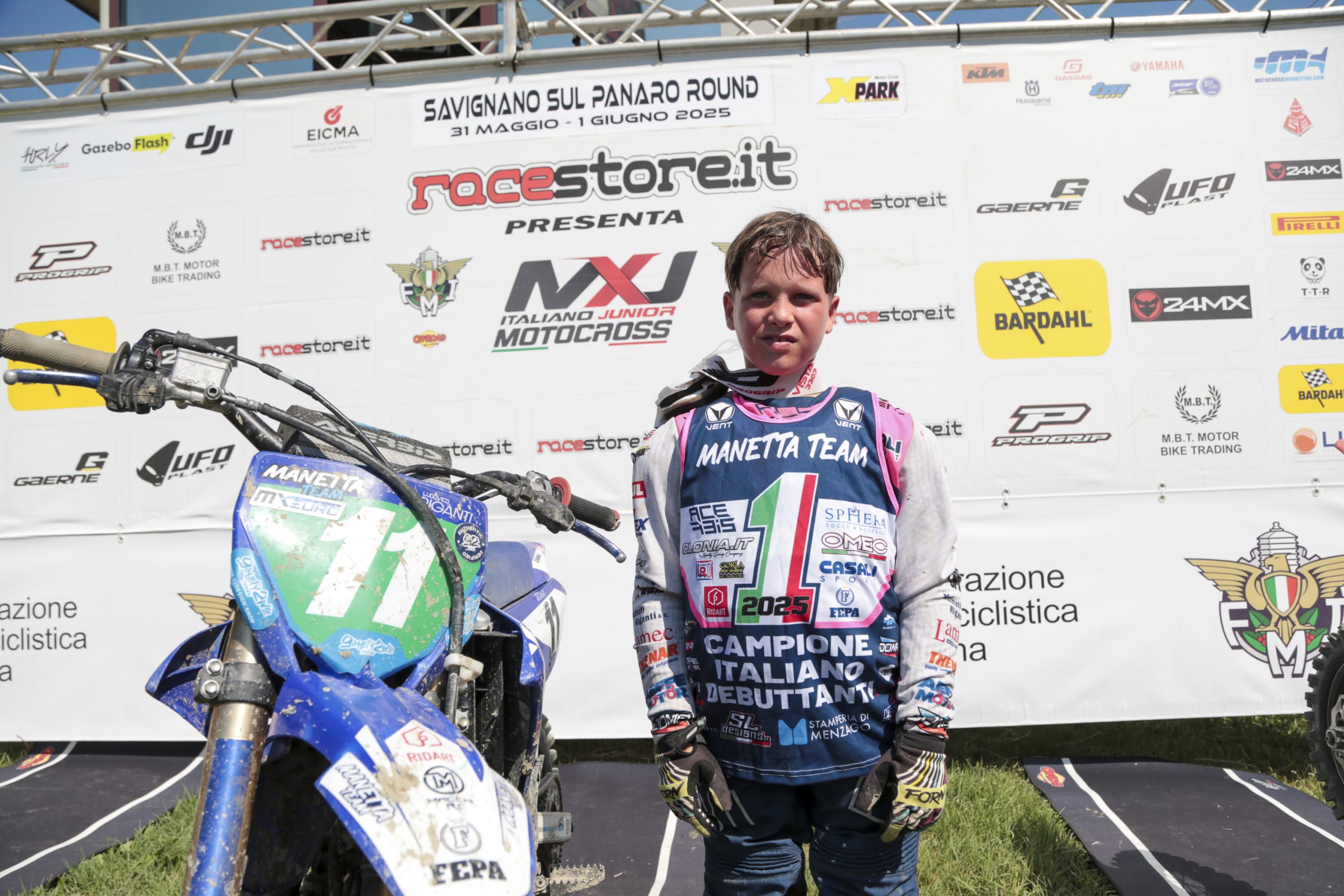 Ludovico Riganti vincitore della Coppa Italia debuttanti.