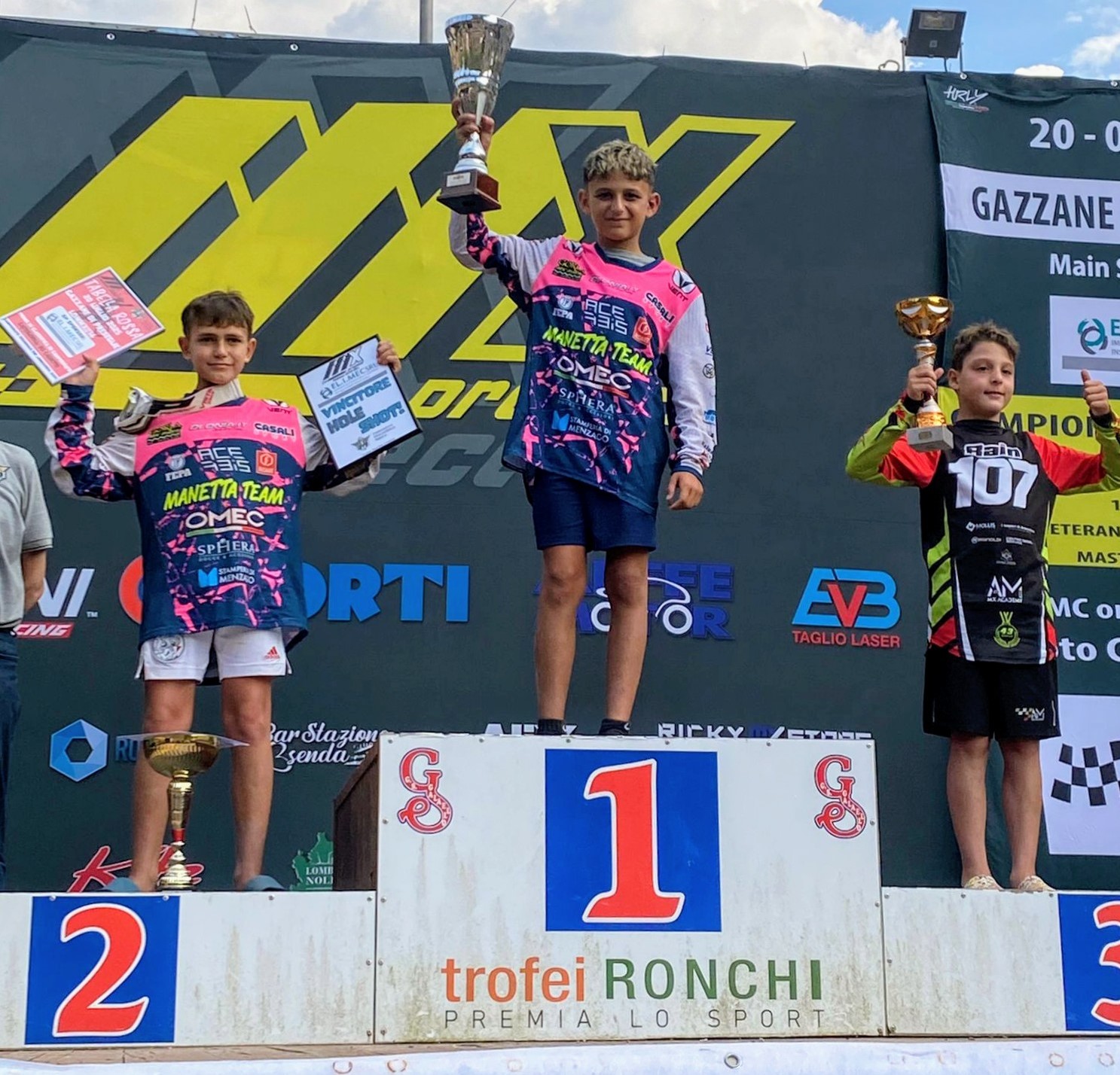 La vittoria nella classe 65 per Vertua e il secondo posto di Volpe