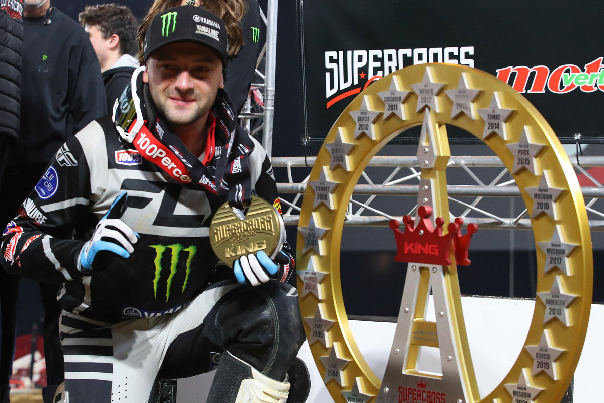 Cooper Webb is back to defend his 'King of Paris’ title