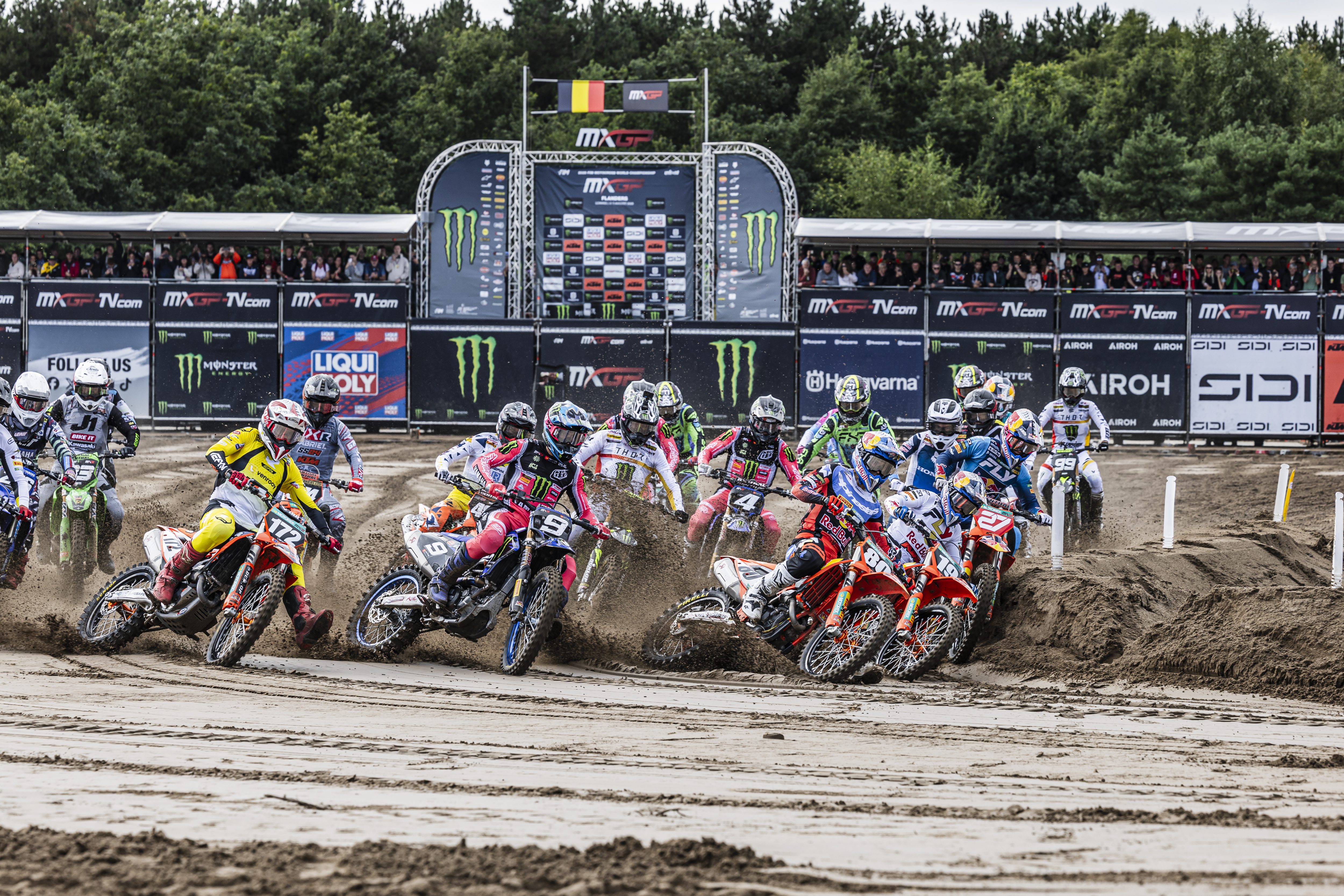 Start MX2 GP Fiandre - qualifica