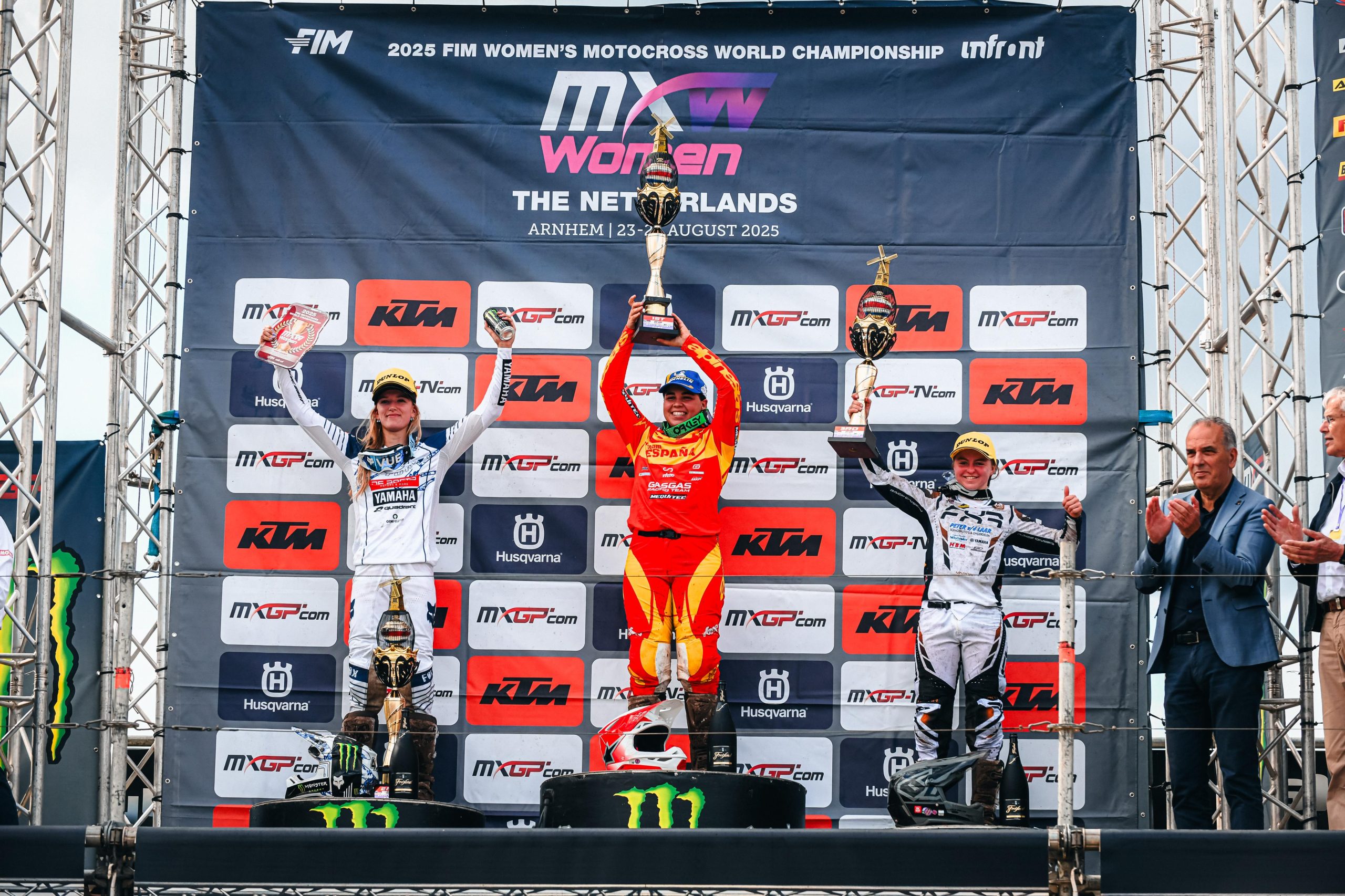 podio WMX GP Olanda 2025