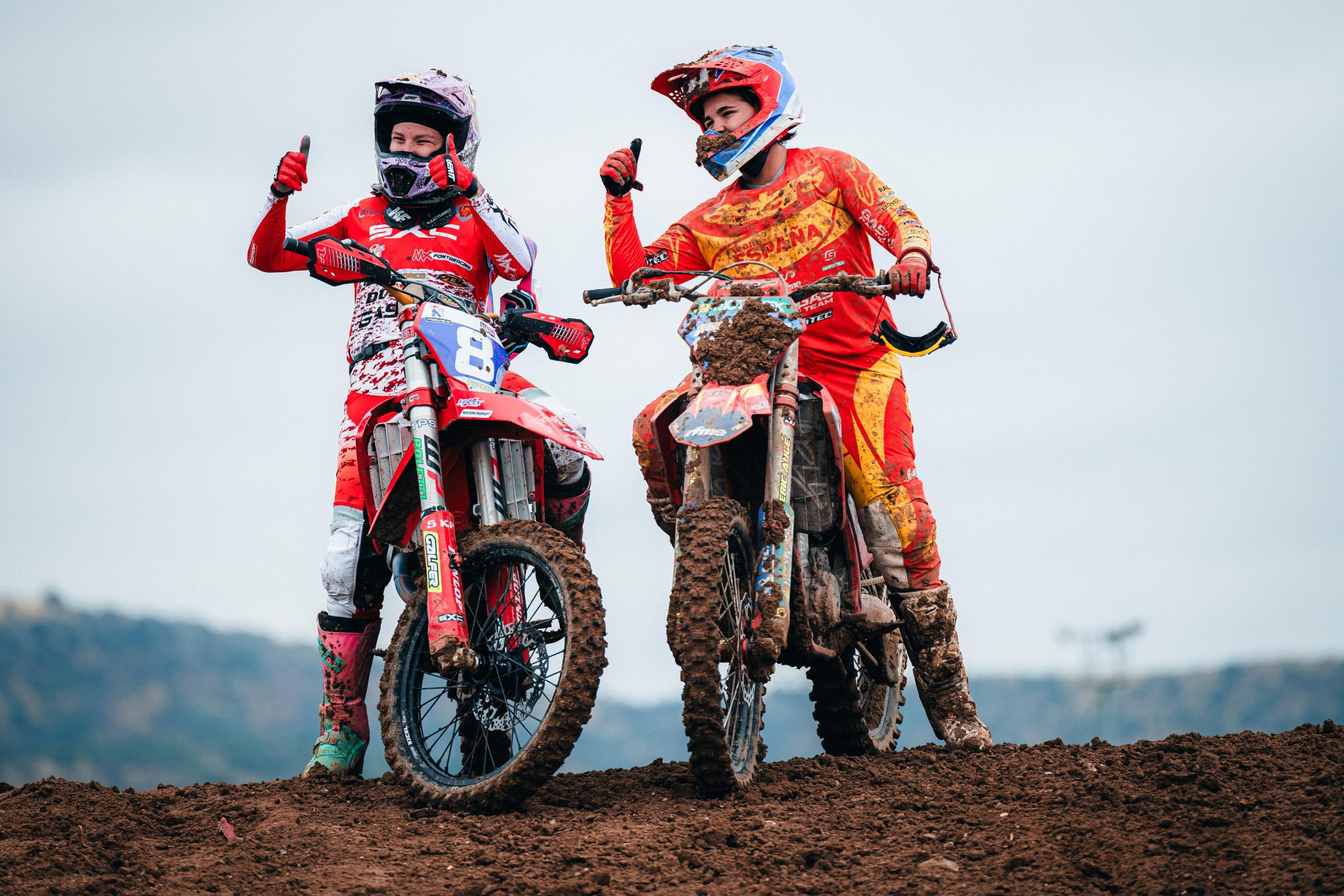 Kiara con Guillen al termine di gara-2