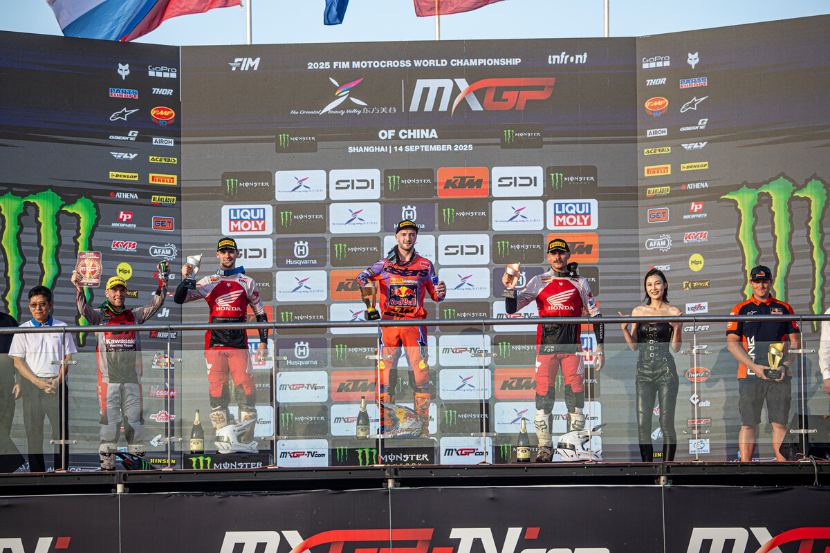 Podio MXGP - GP di Cina