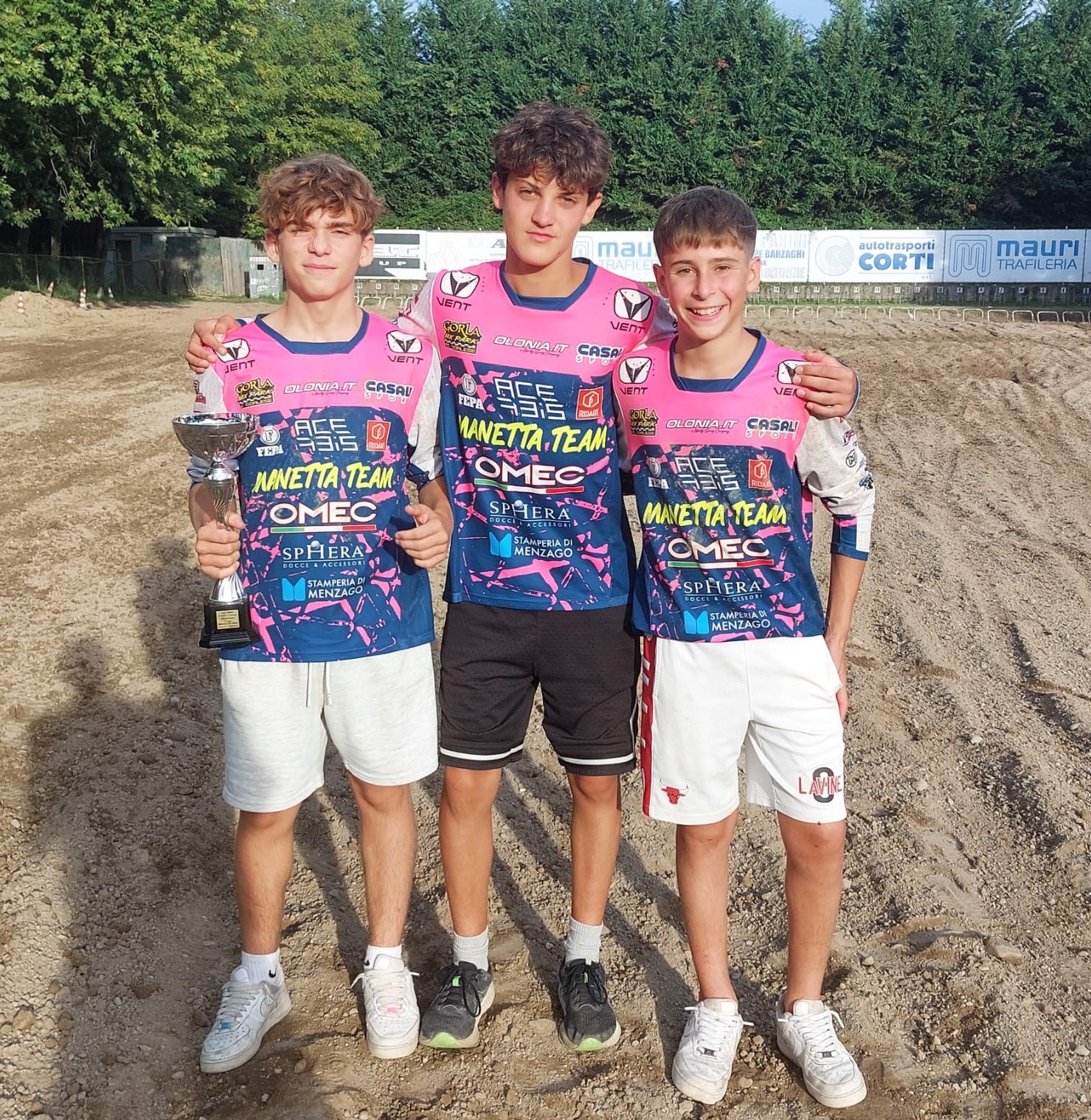 I tre protagonisti del Barzaghi, da sinistra Federico Corti, Davide Crippa e Pietro Montoli.