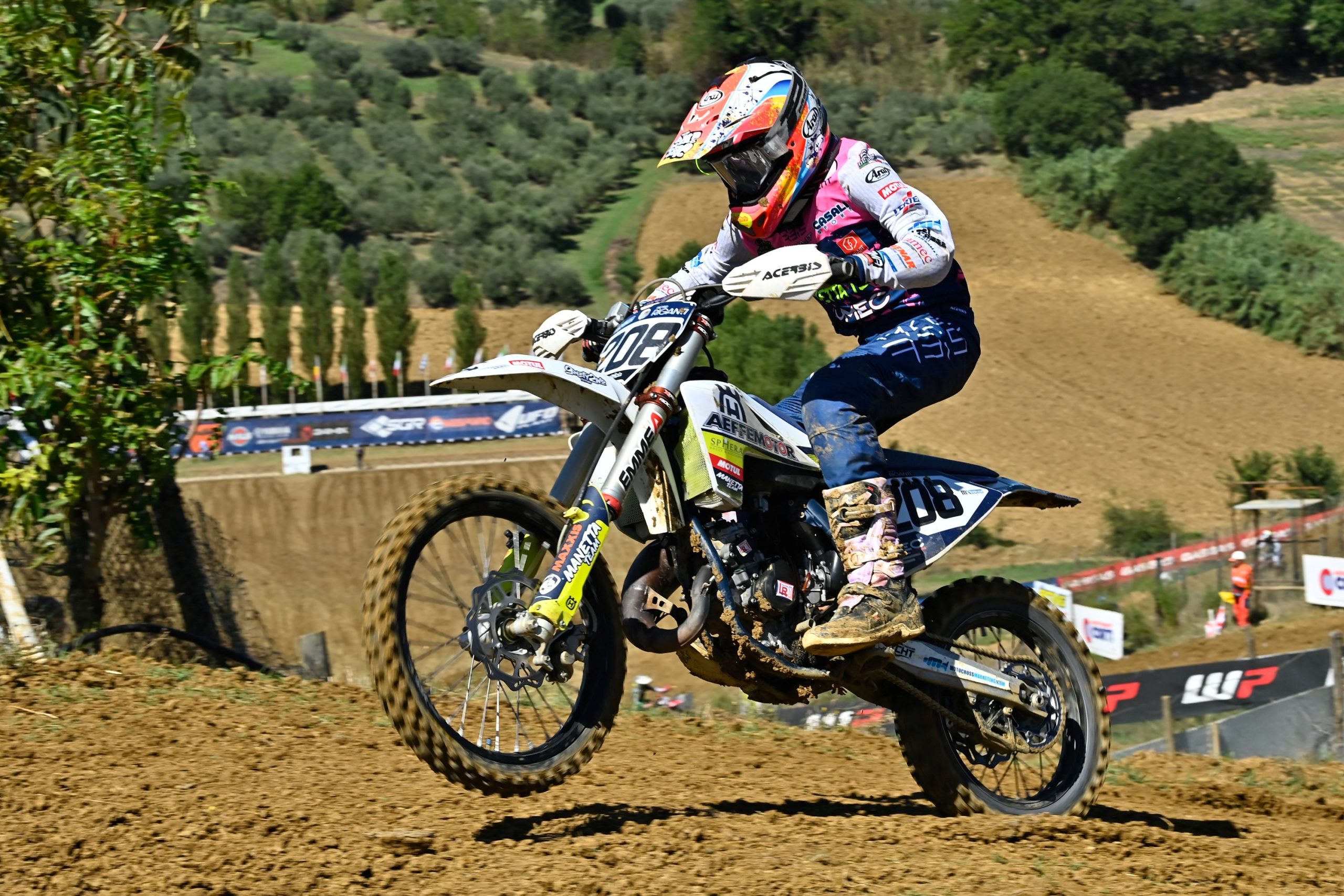 Pietro Riganti in azione a Castiglione del Lago