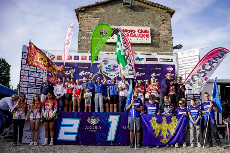Il podio femminile – ph. Matteo Buccarini