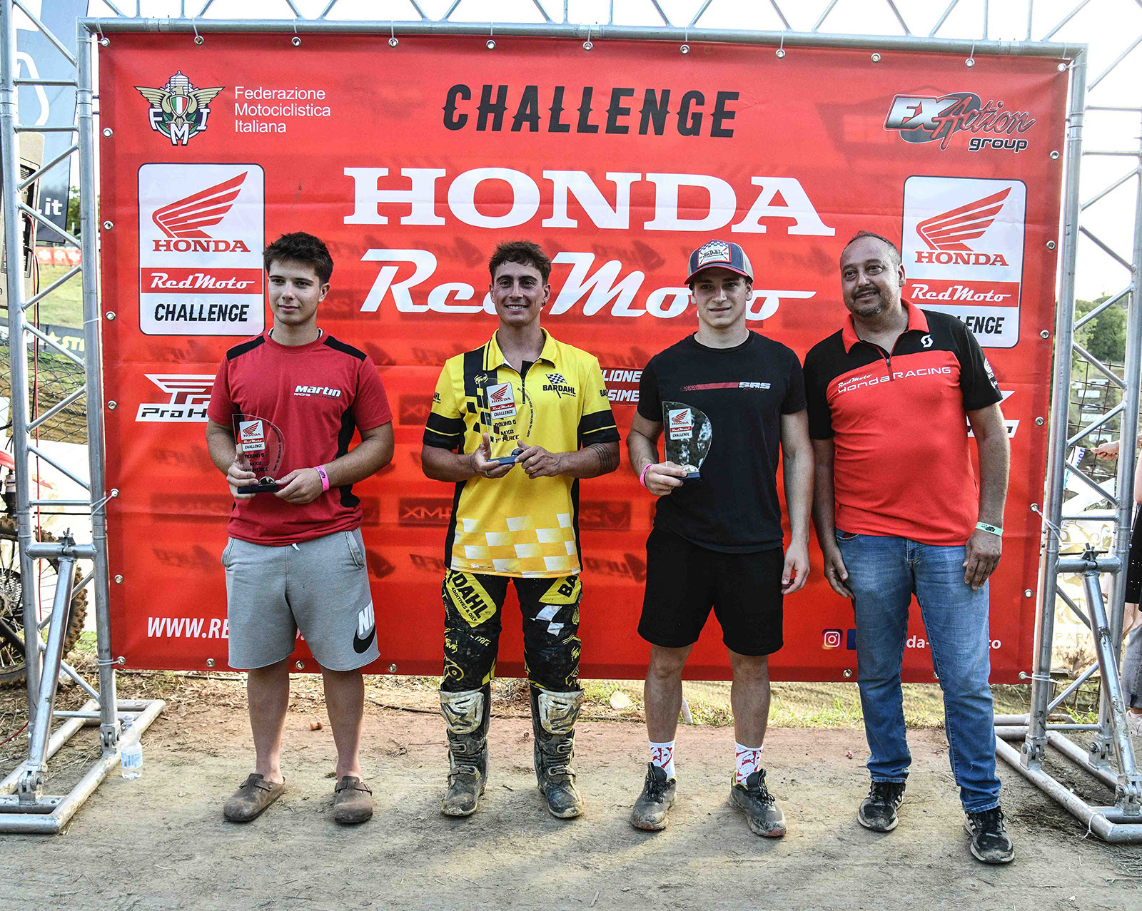 Il podio della Mx2 - ph. Mxreport