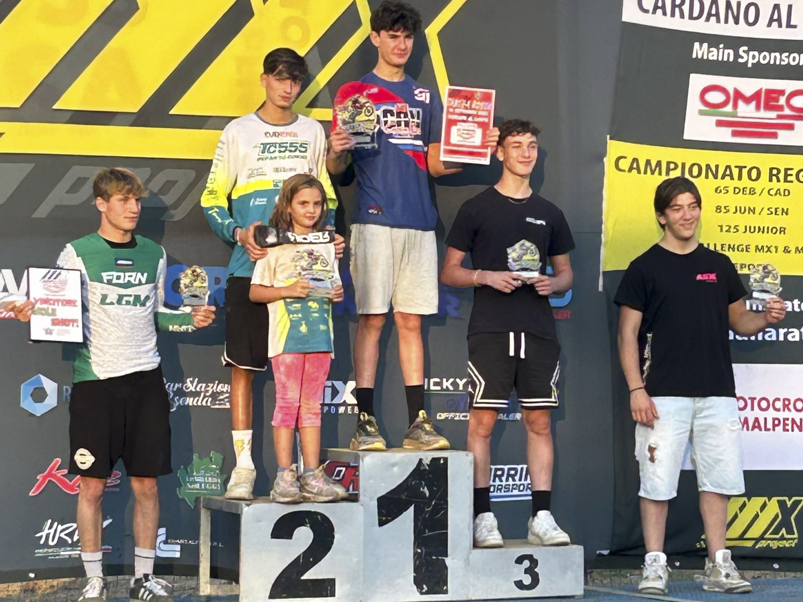 podio 125 Junior - Malpensa