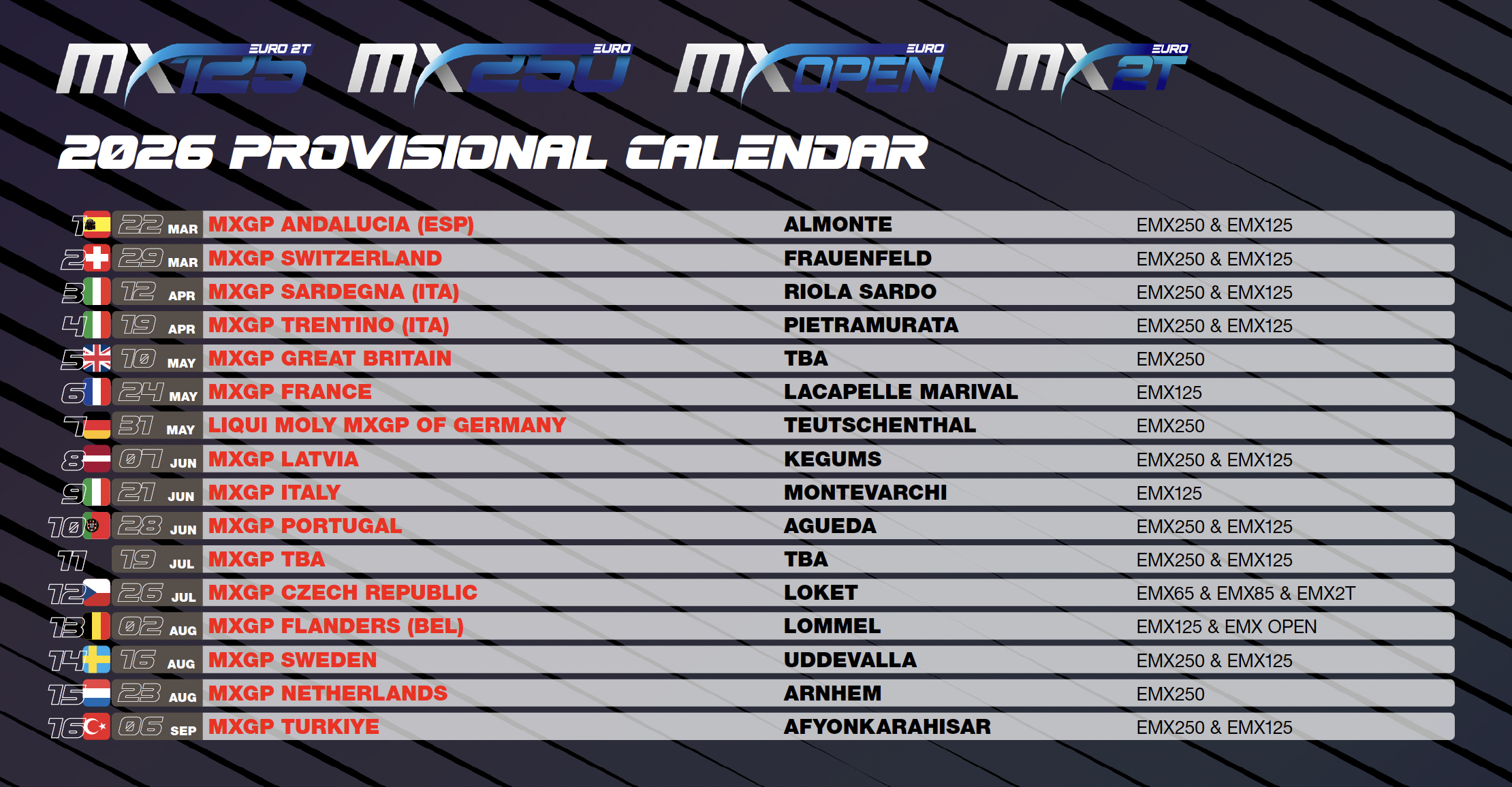 calendario EMX 2026 (10-2025)