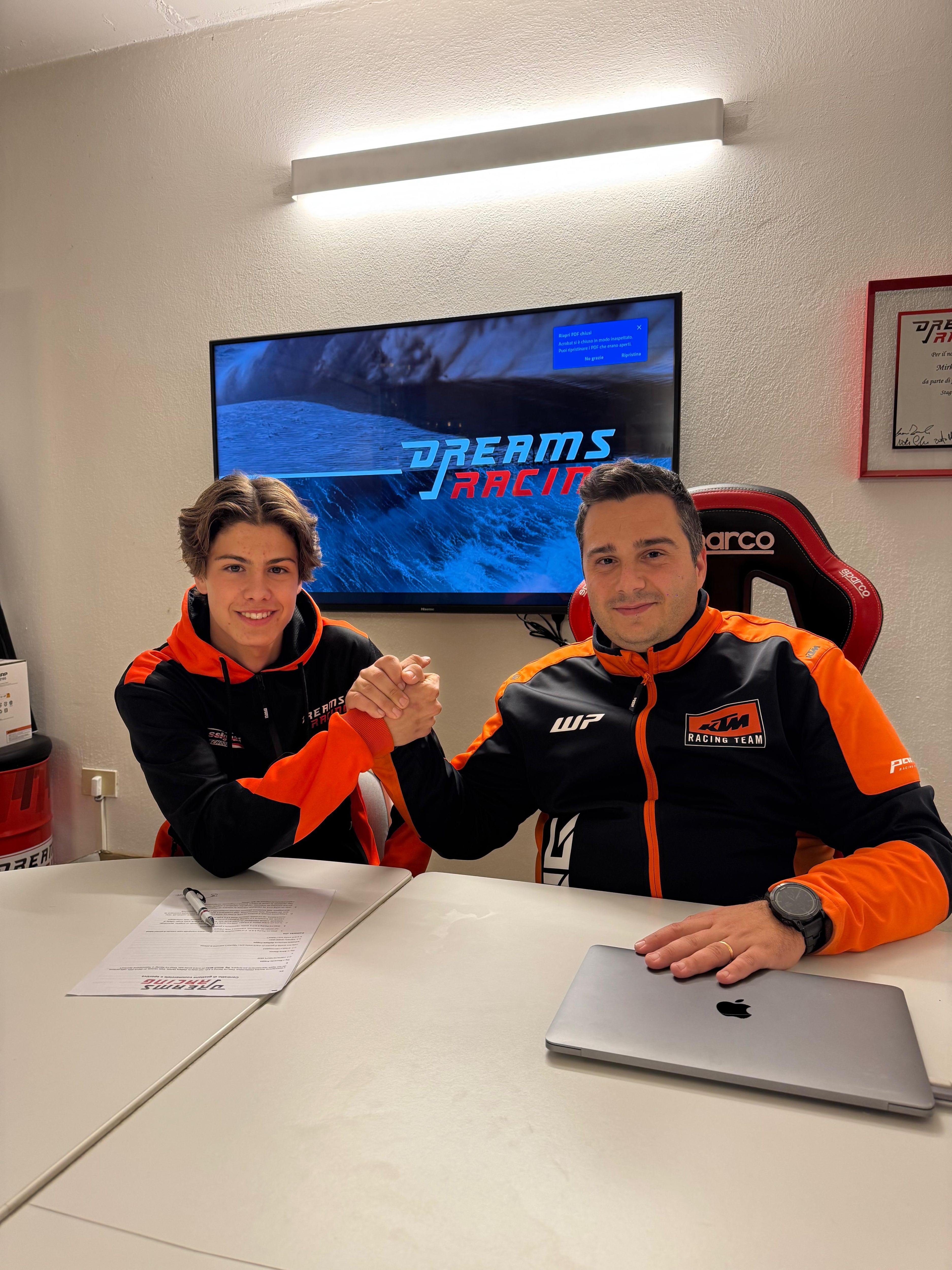 Luca Colonnelli con Mirko Stocco