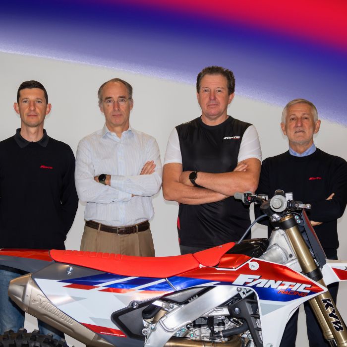 Jacky Martens con i vertici Fantic MXGP