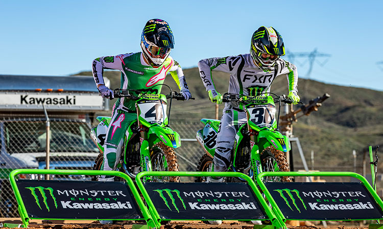 I piloti Kawasaki Monster Energy per il Supermotocross 2026
