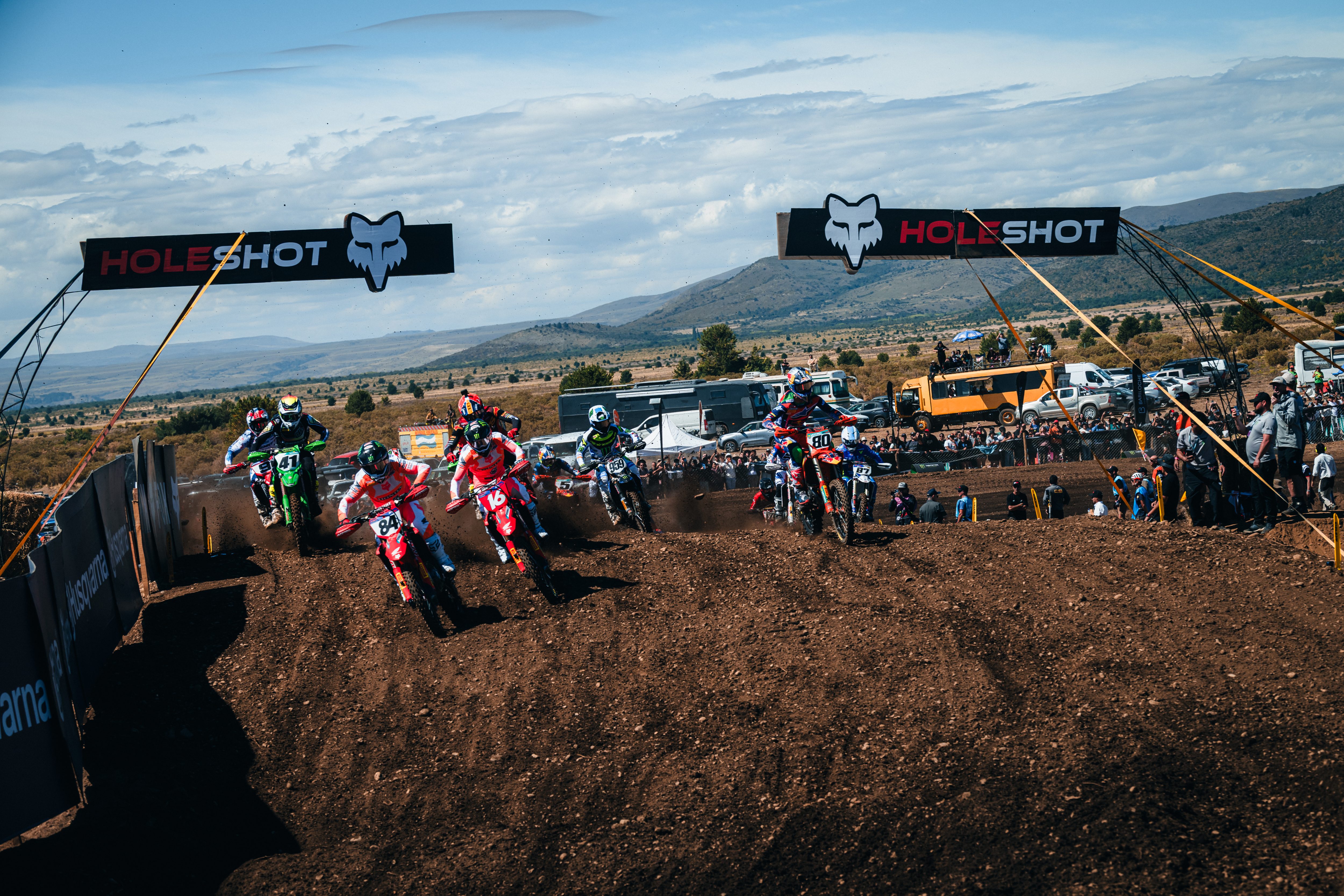 partenza gara-1 MXGP - GP Argentina