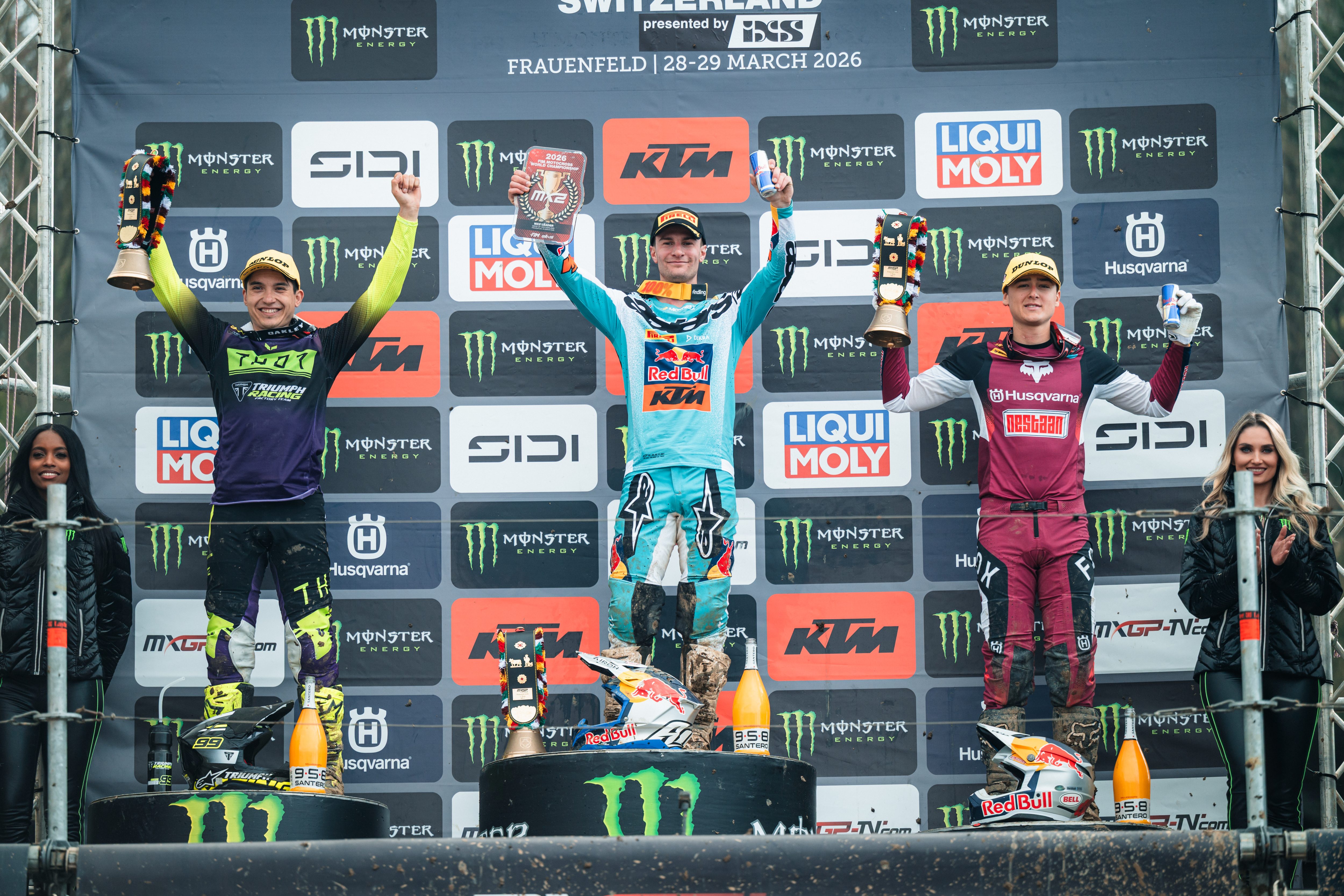 podio MX2 GP Svizzera