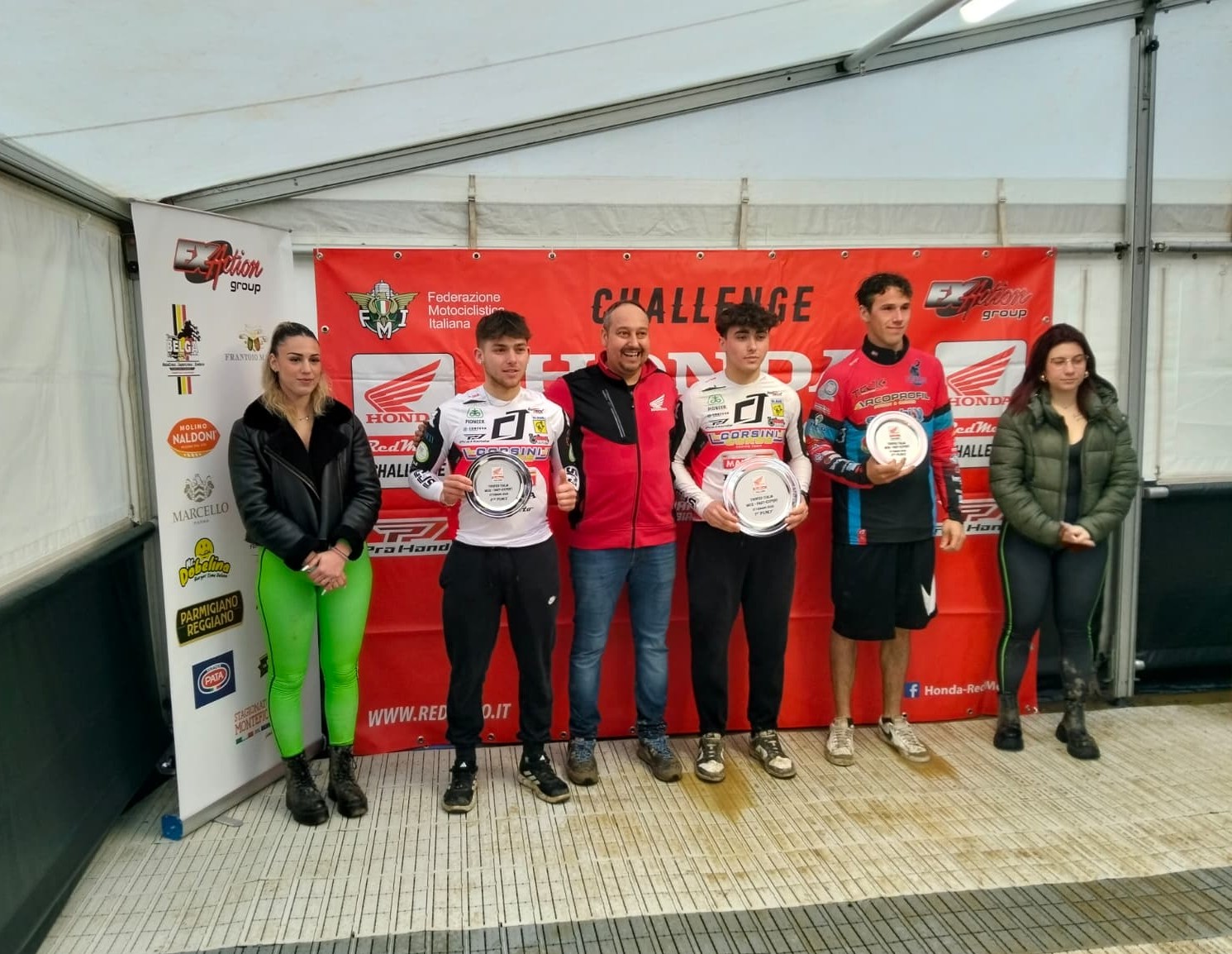 Podio trofeo italia