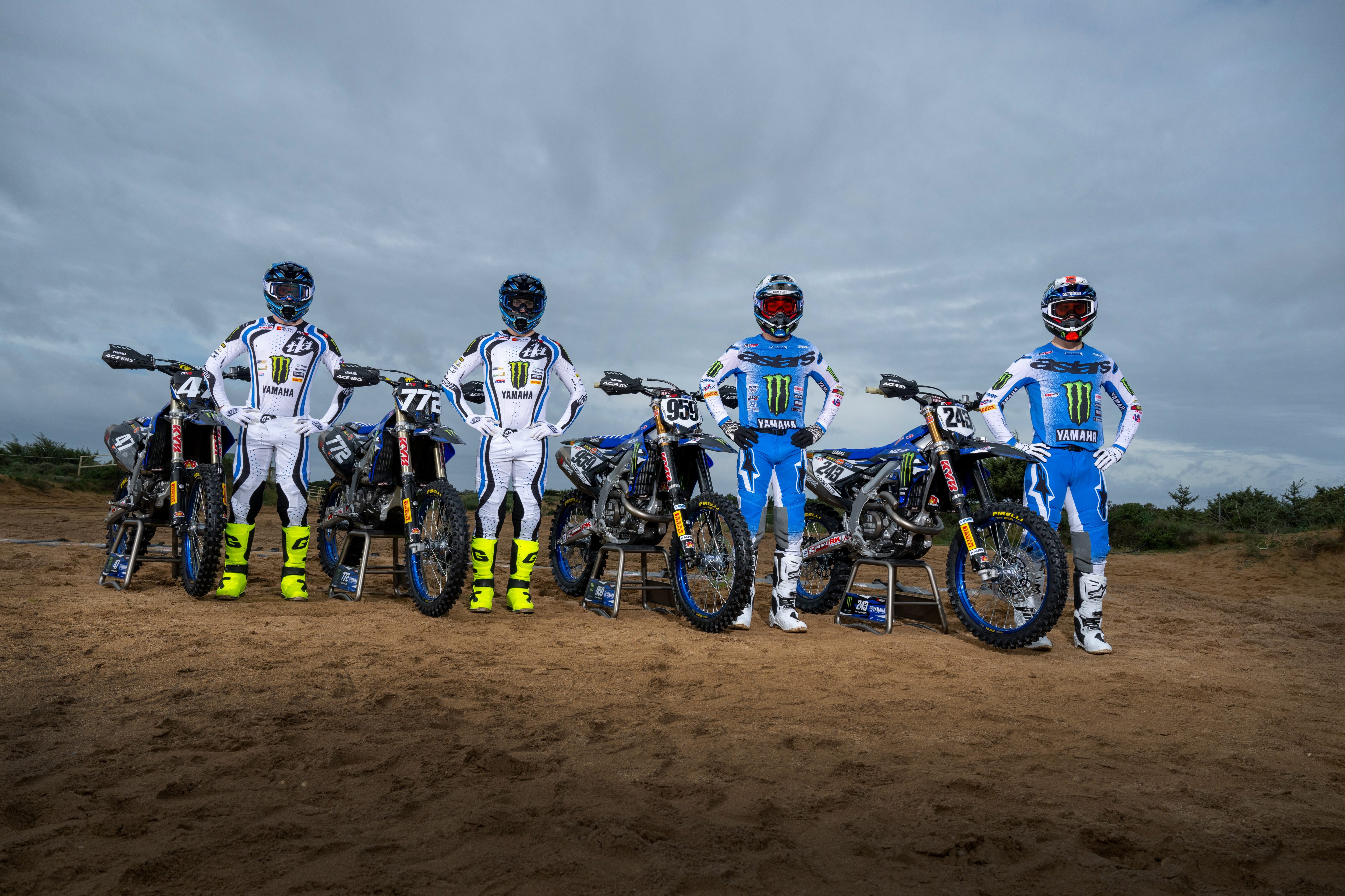Il team Yamaha factory MX2-MXGP 2026