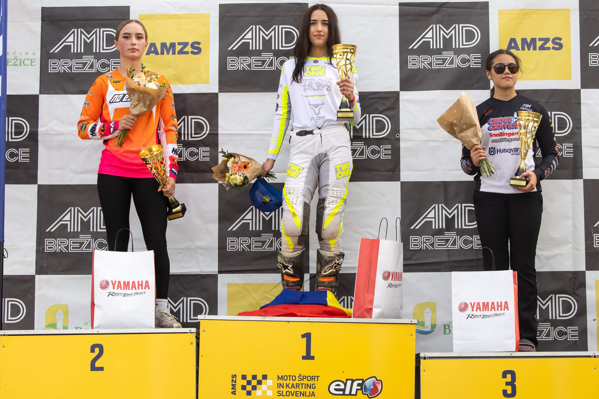 podio EMX 125 Women - Slovenia