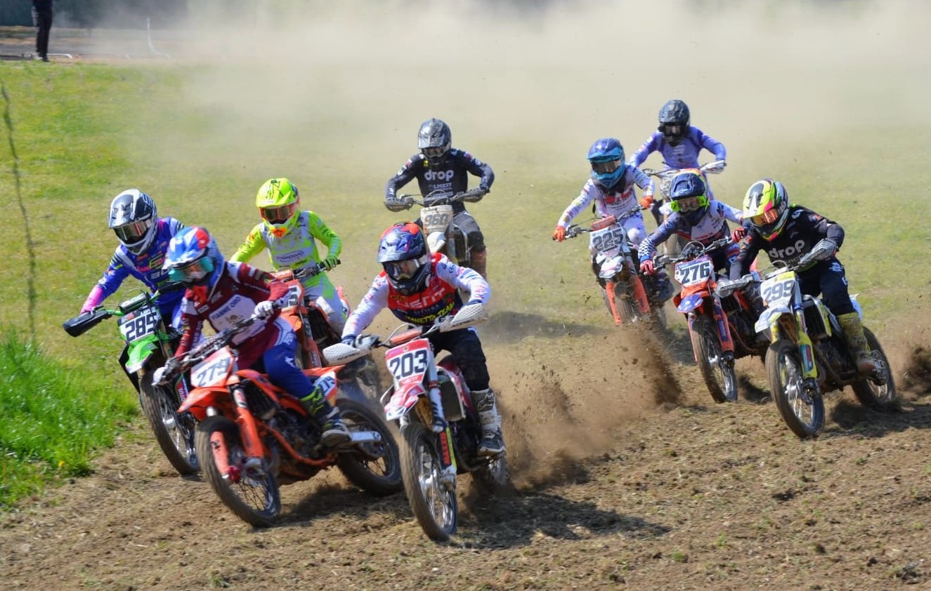 Bella partenza di Pietro Riganti (203) in Slovenia