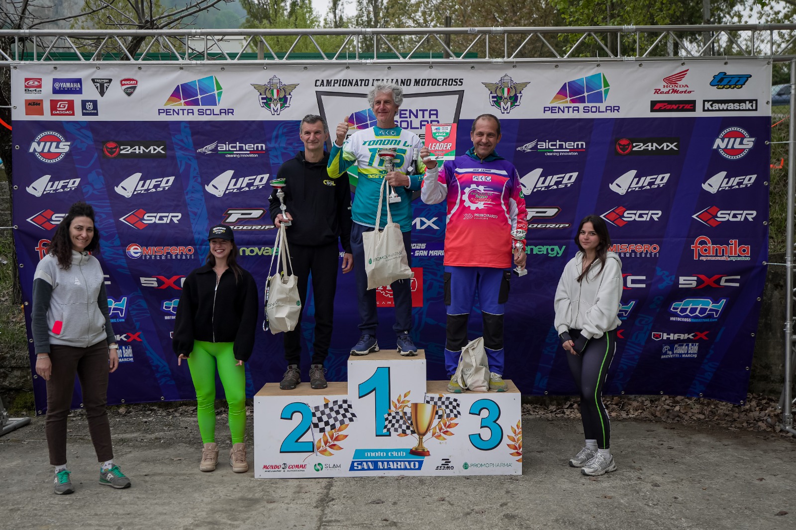 podio Master MX1 - San Marino