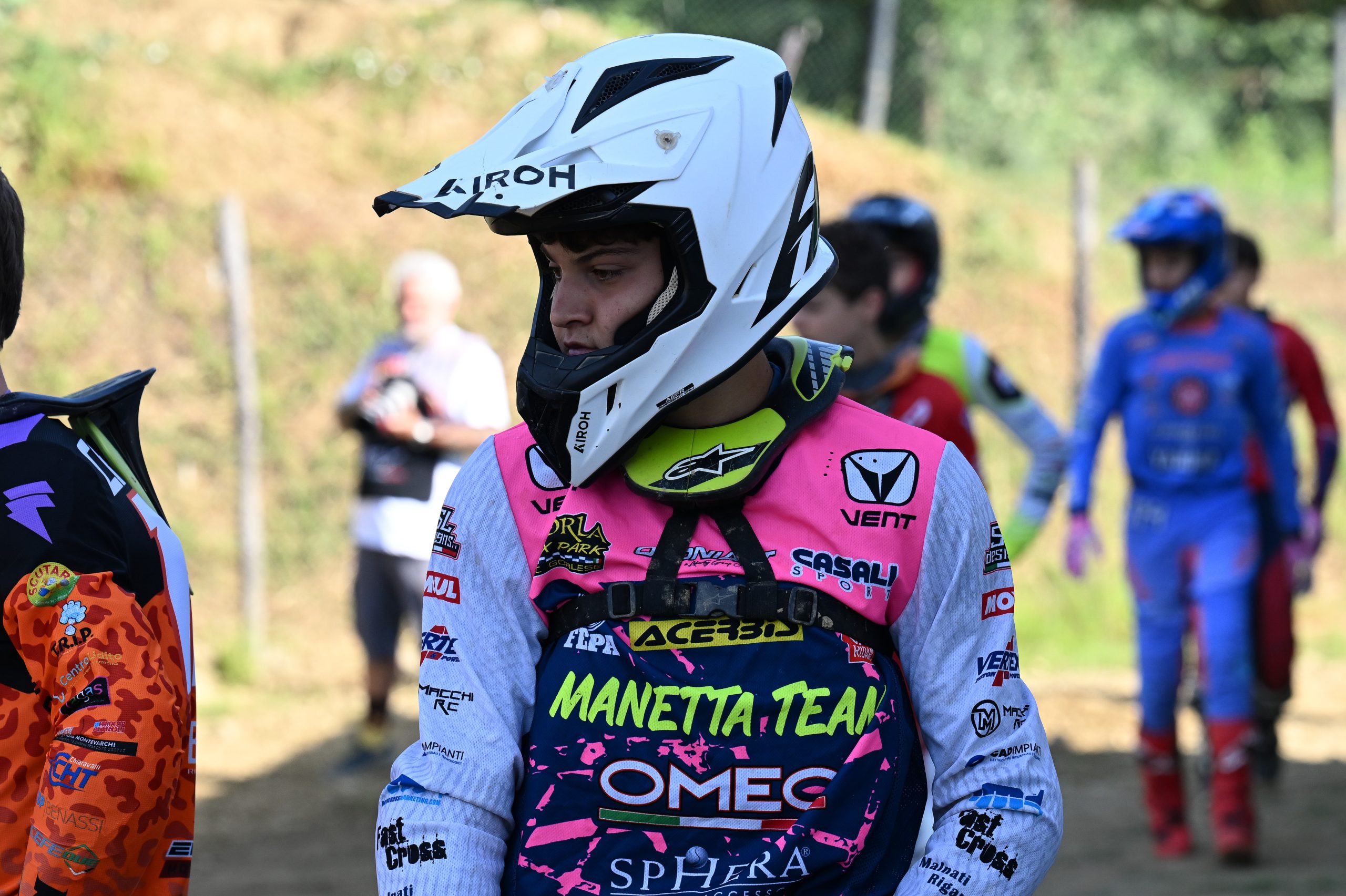 Peccato per l'infortunio in gara 1 a Davide Crippa nella classe 125