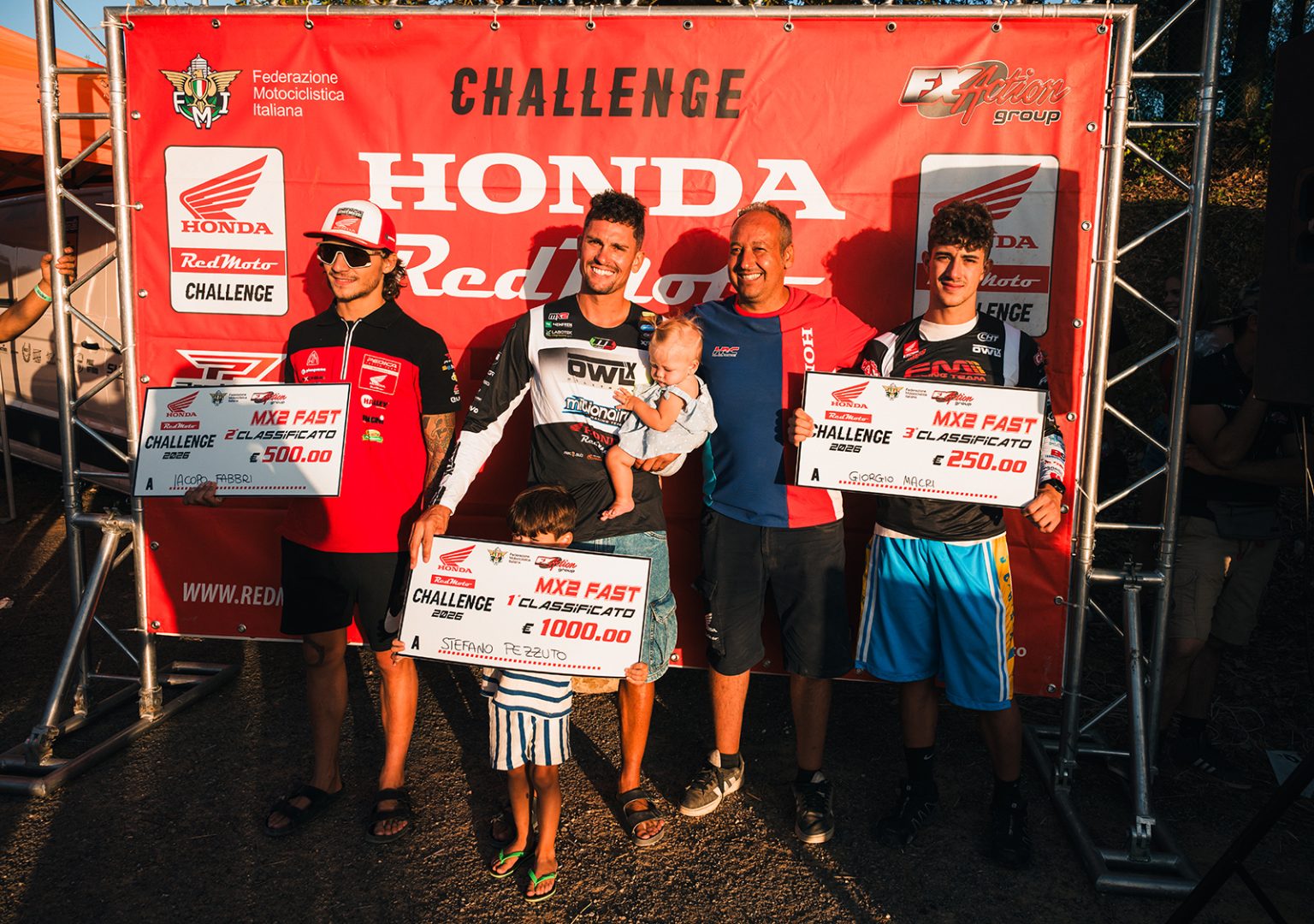 Podio finale Mx2 - ph. Db Agency