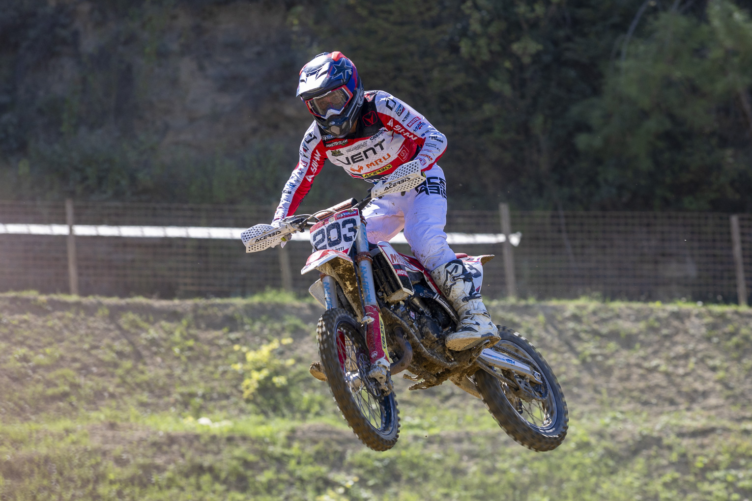 Pietro Riganti in azione
