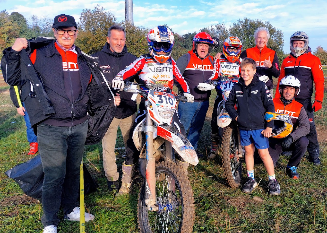 Lo staff Vent Moto a supporto del Manetta Team nella gara di Tradate.